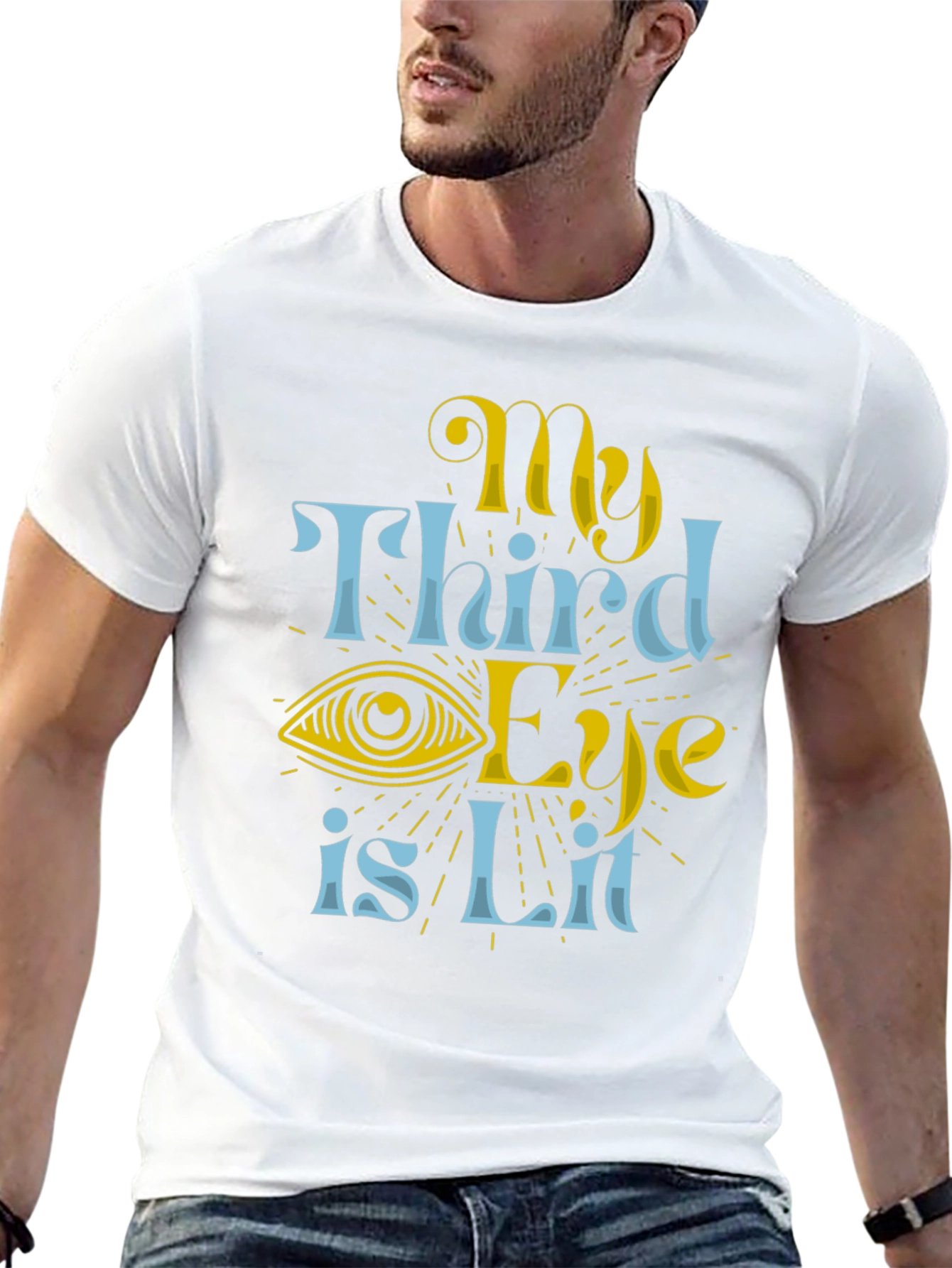 My Third Eye Is Lit Black T-Shirt