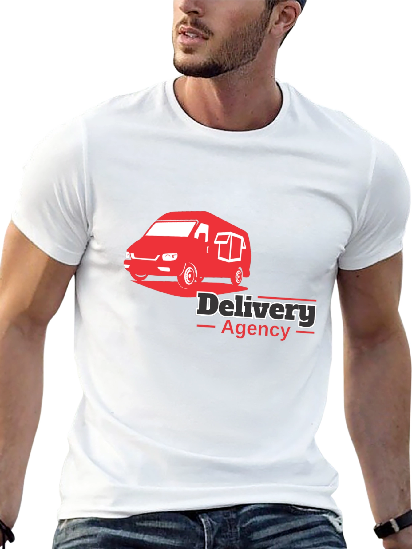 Delivery Agency Black T-Shirt