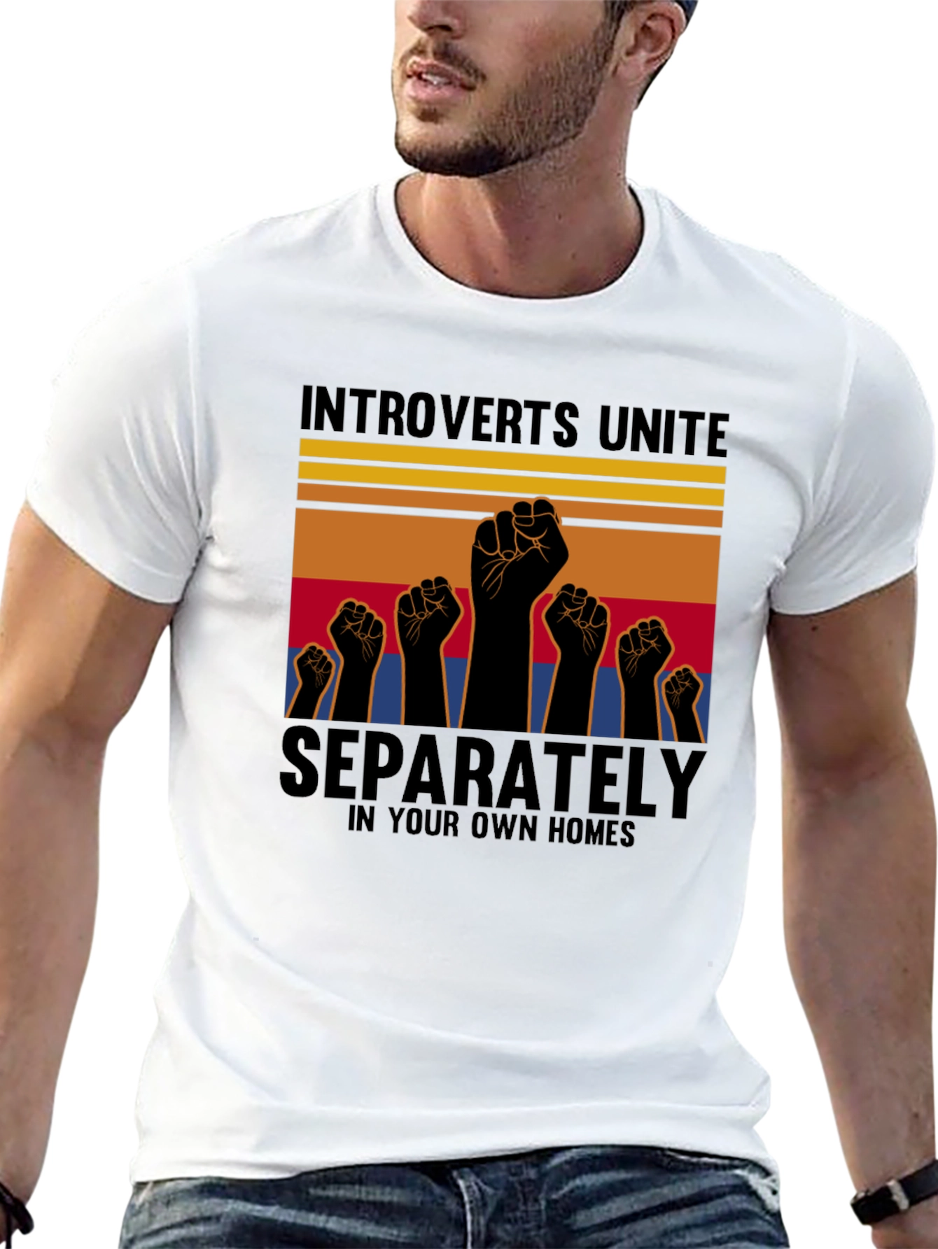 Introverts Unite T-Shirt Separately in Your Own Homes