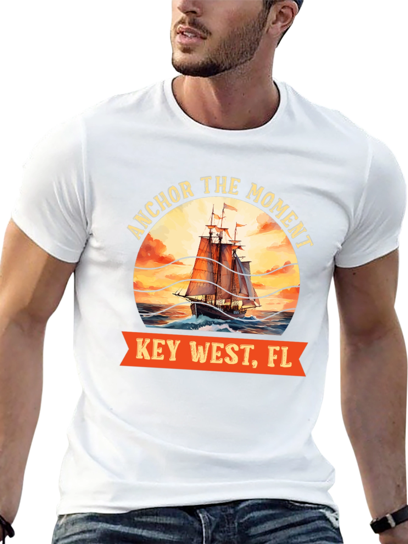 Anchor the Moment Key West Graphic Tee