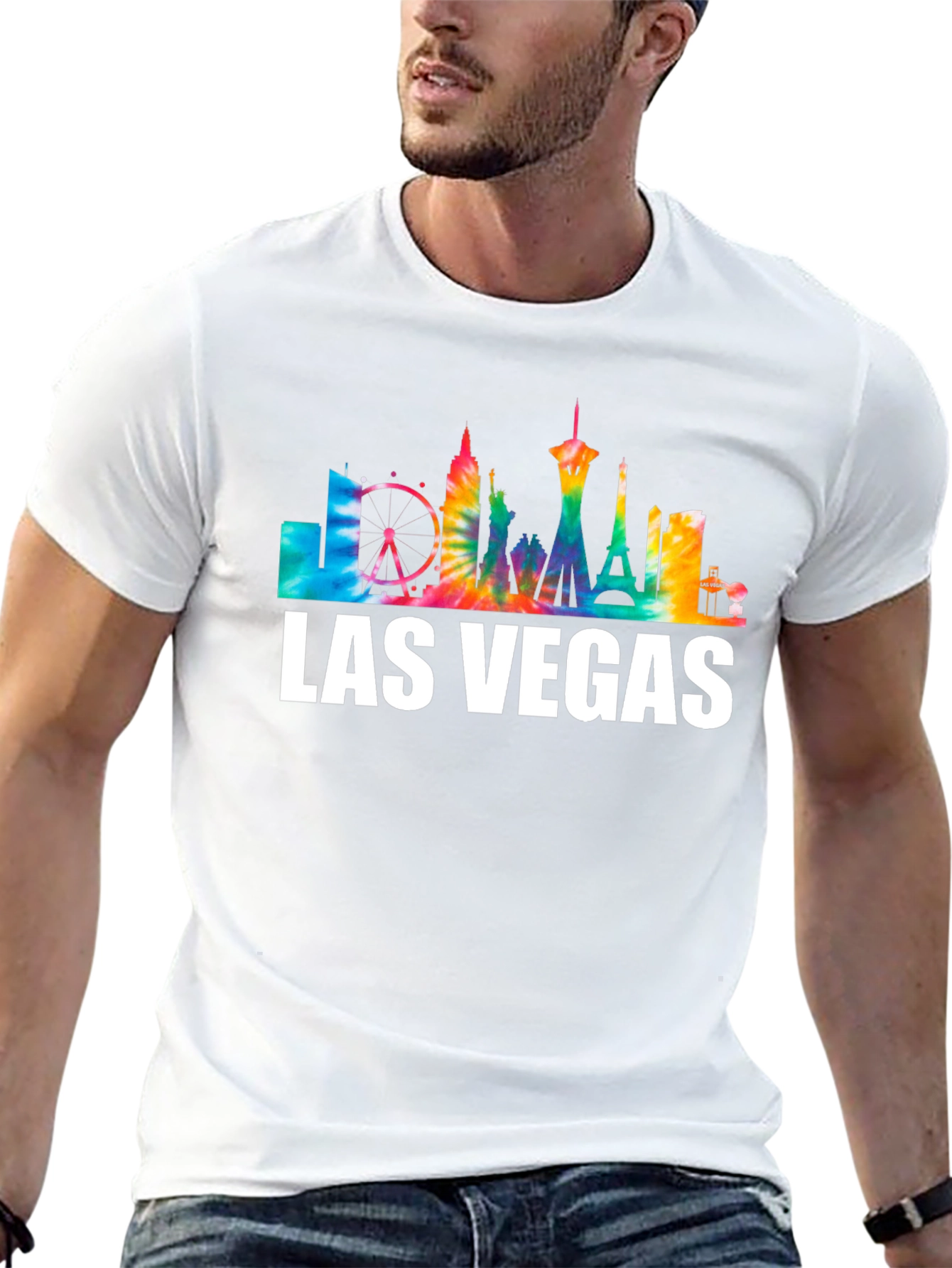 Las Vegas Skyline Graphic T-Shirt
