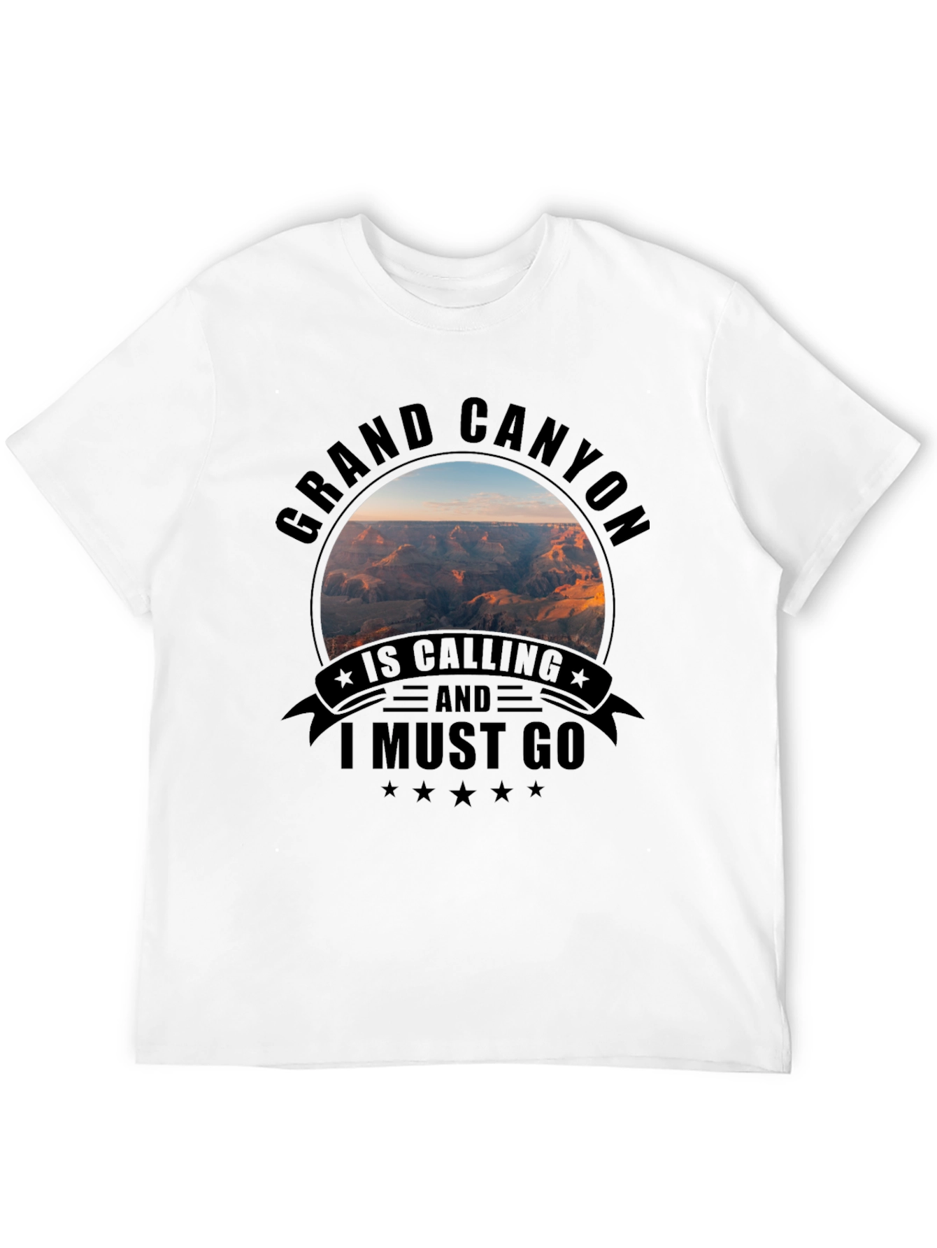 Grand Canyon Calling Black T-Shirt