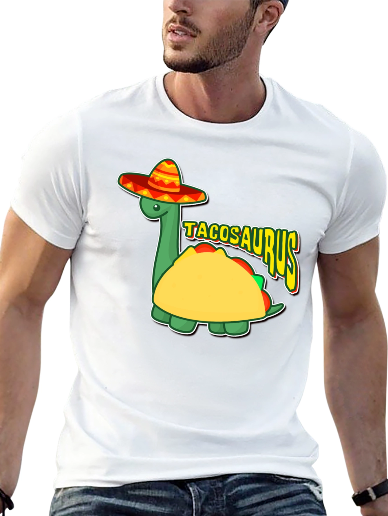 Tacosaurus T-Shirt - Fun Dinosaur Taco Design