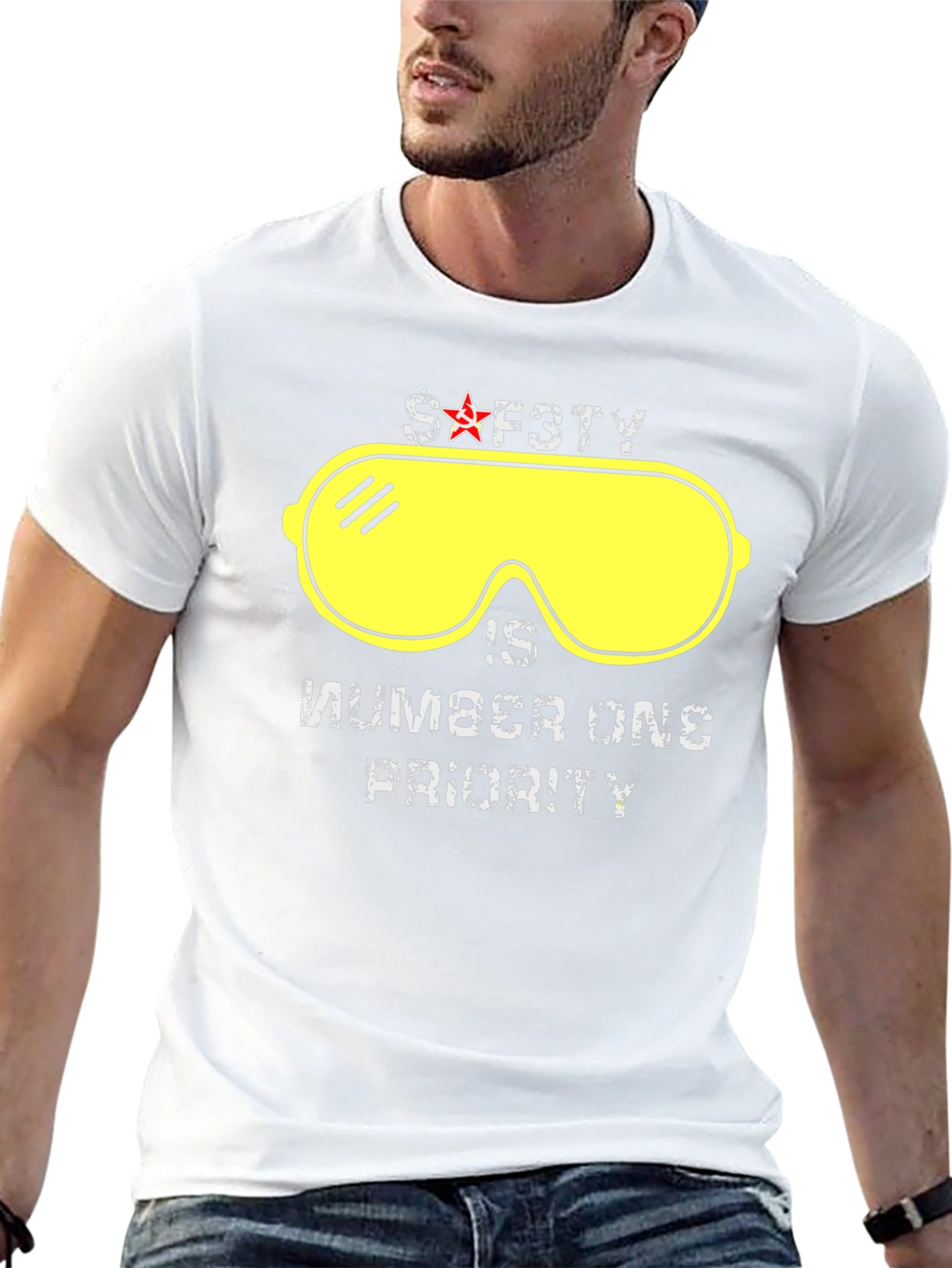 Safety First Graphic T-Shirt