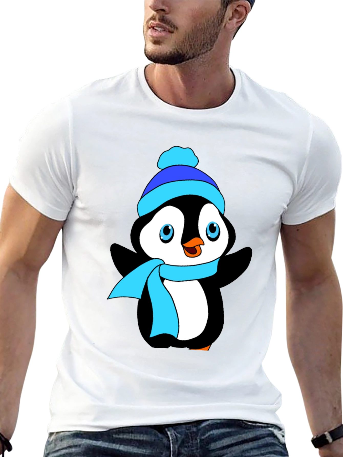 Penguin T-Shirt - Cute Winter Cartoon Tee