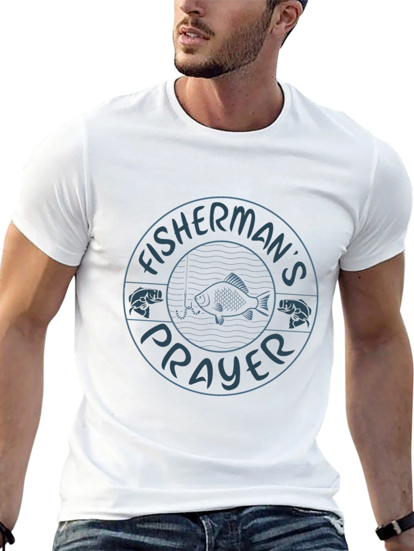 Fishermans Prayer Graphic T-Shirt - Black