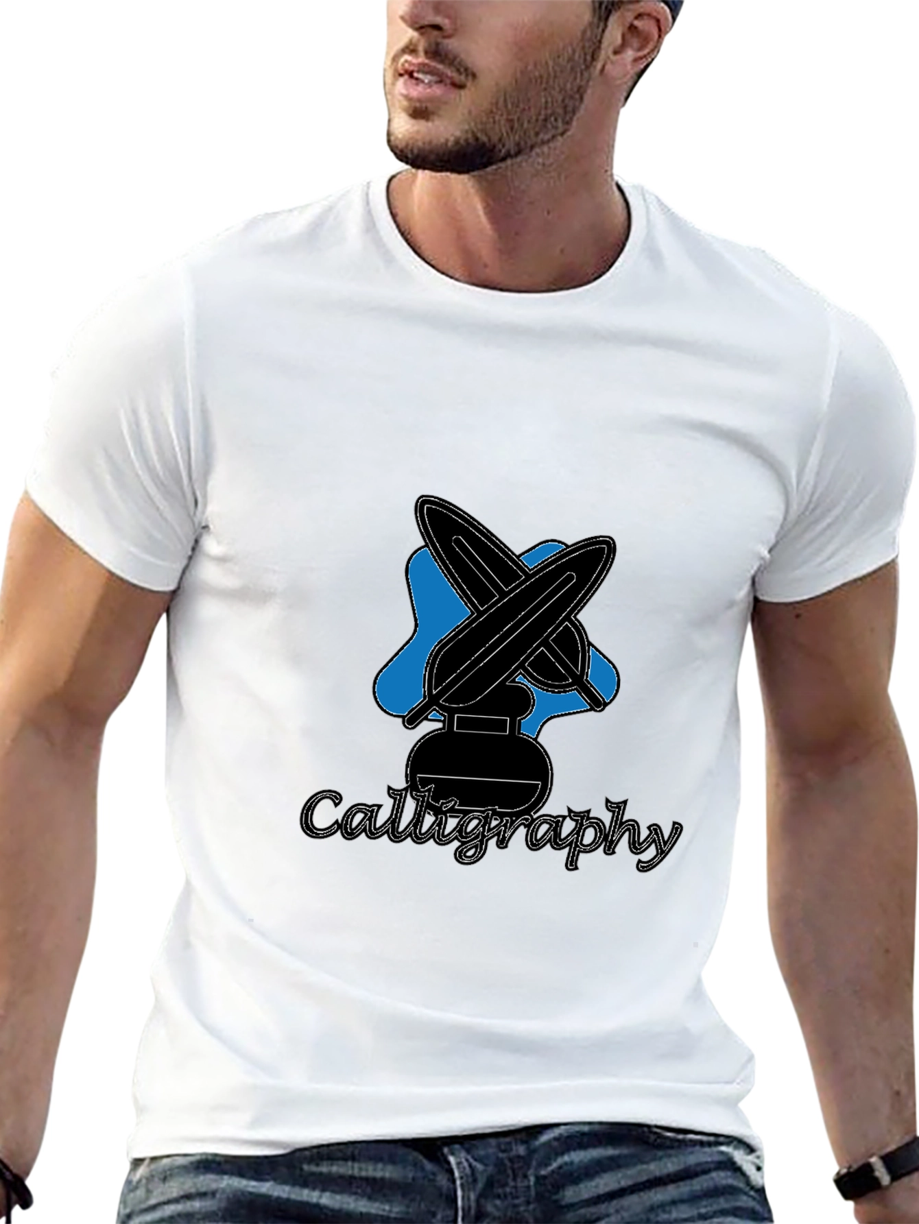 Calligraphy Tee: Stylish Design