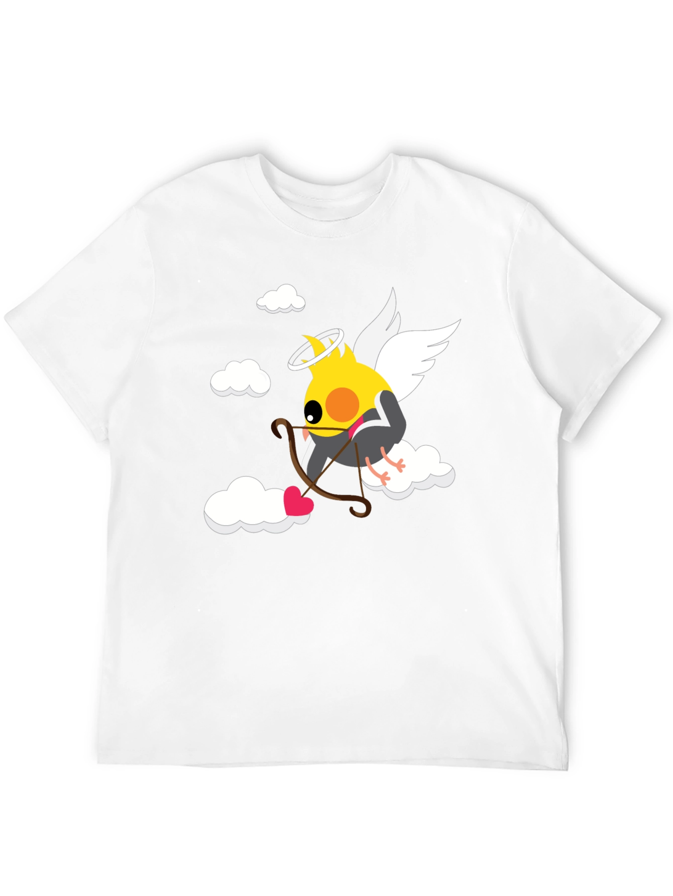 Cupid Cockatiel T-Shirt - Angelic Valentines Day Tee