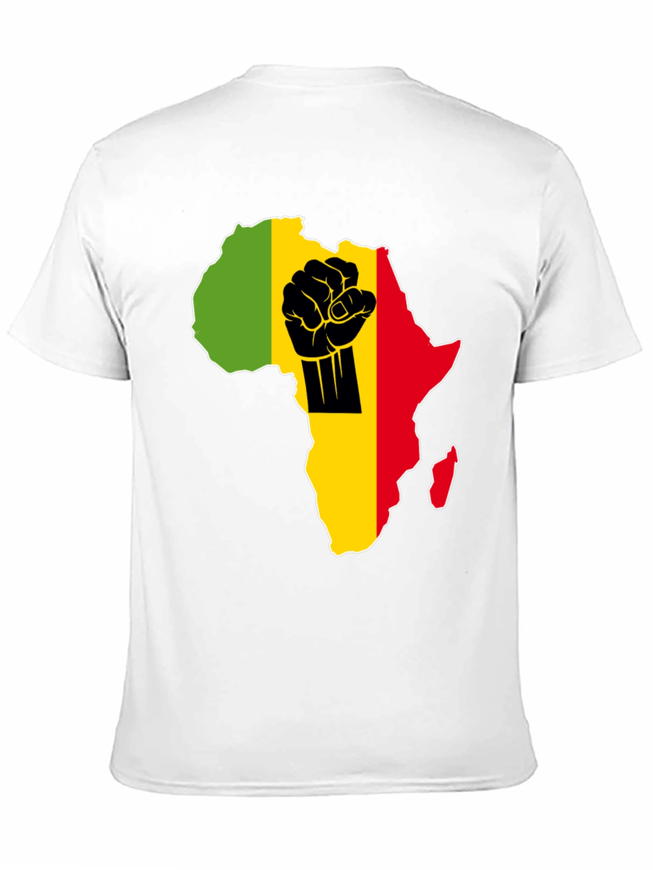 Africa Fist Power T-Shirt - Black Pride