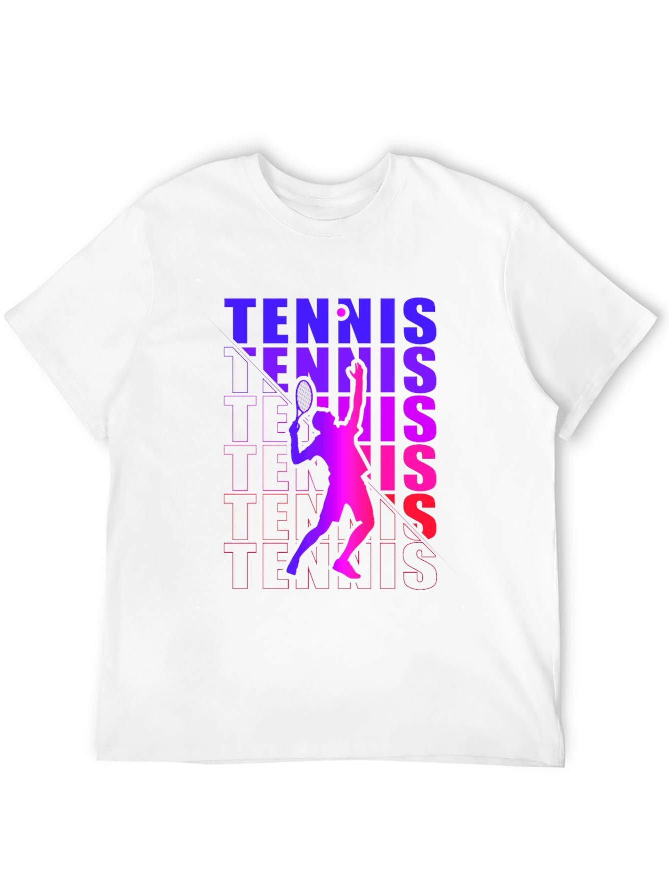 Tennis Player Graphic Tee - Serve Up Style