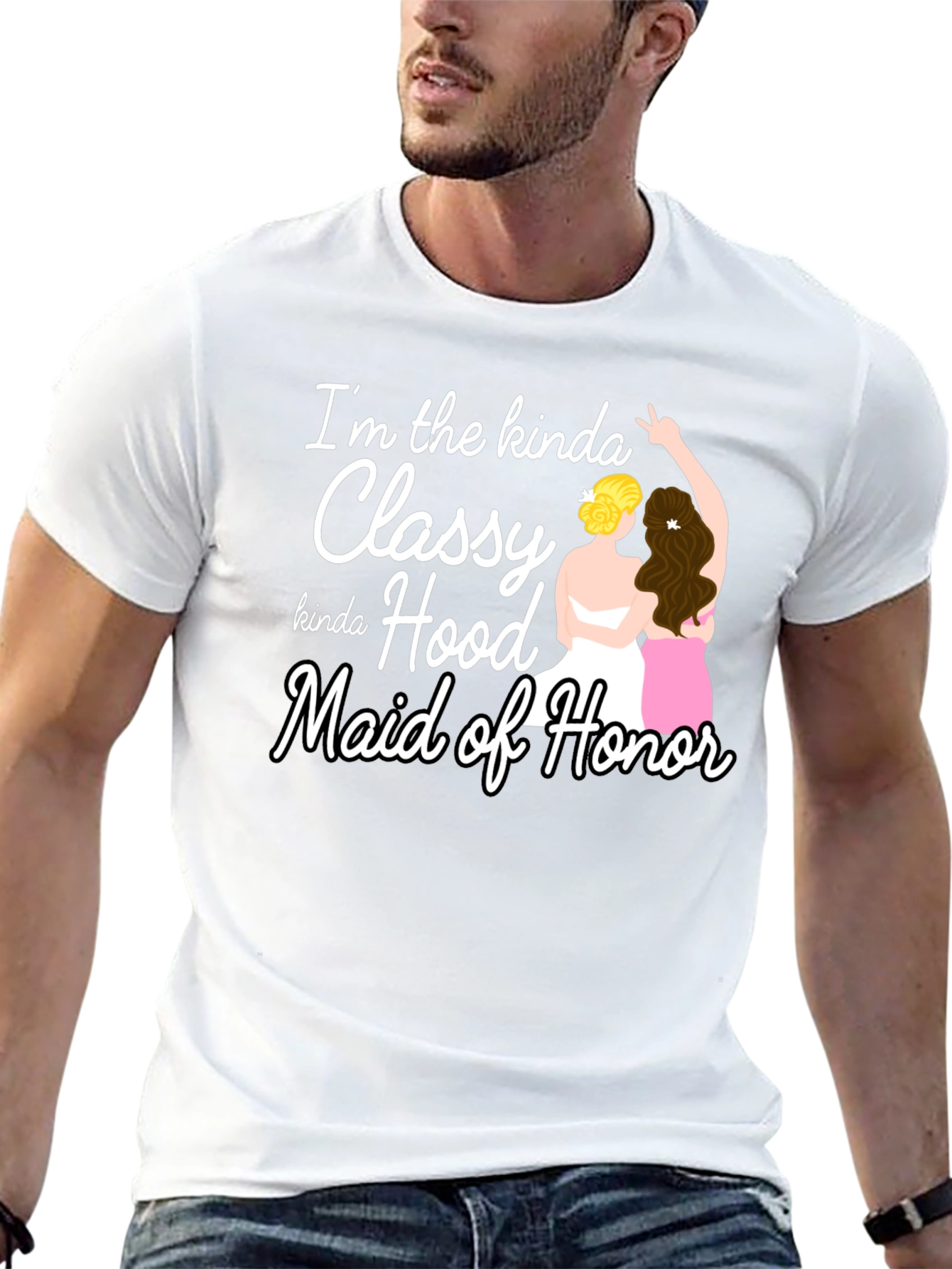 Classy Maid of Honor T-Shirt