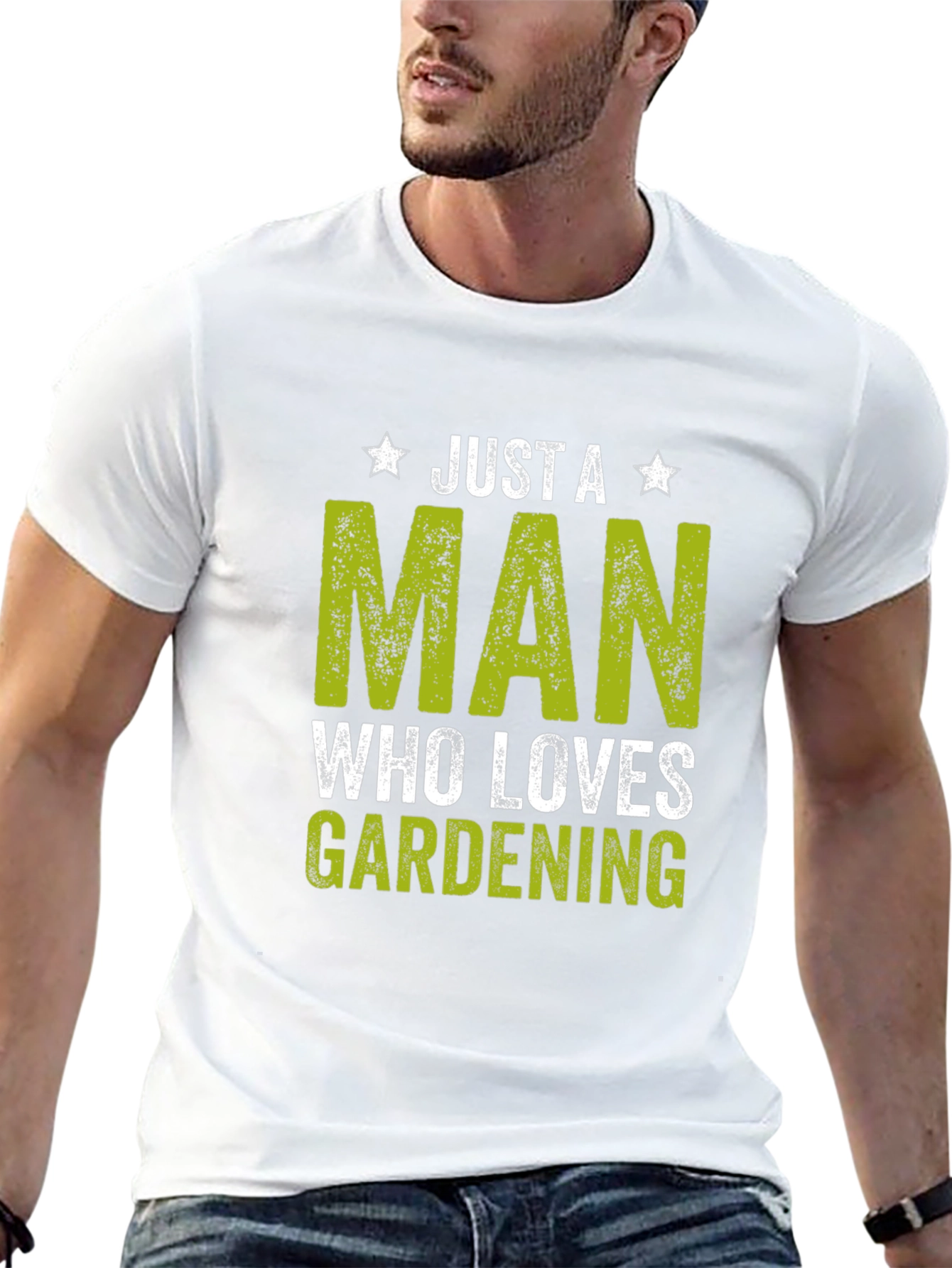 Just a Man Who Loves Gardening T-Shirt