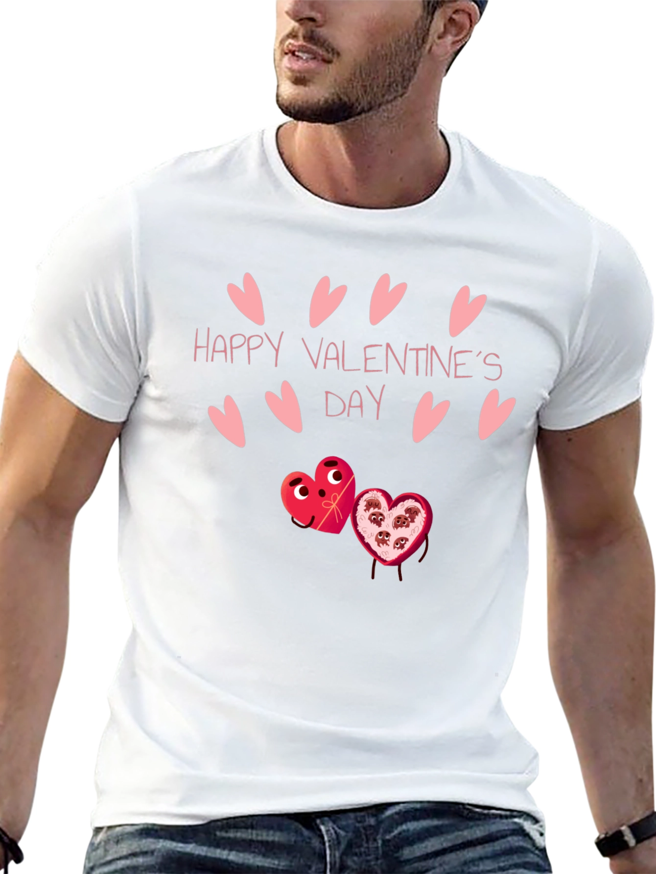 Happy Valentines Day T-Shirt - Heart Candy