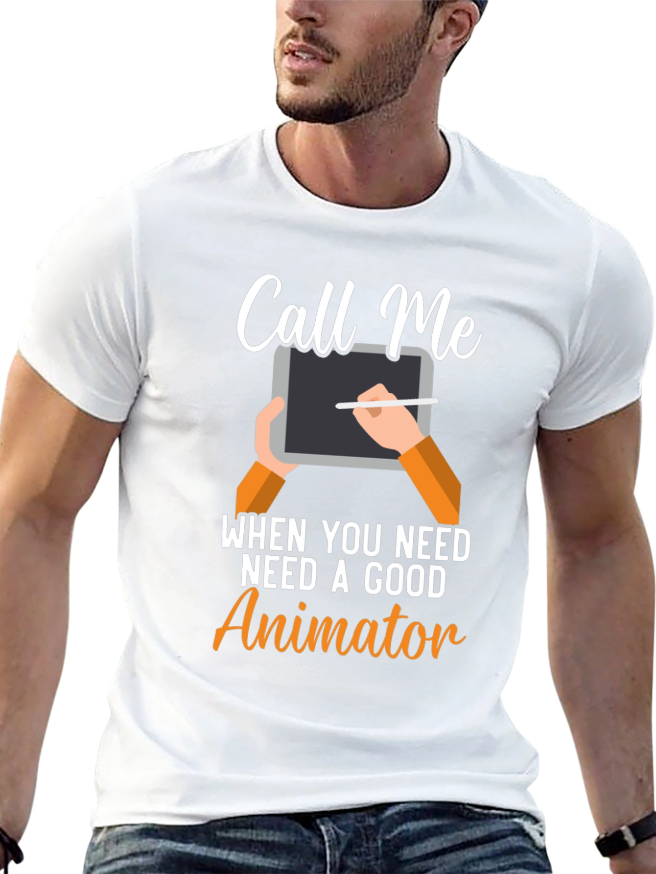 Call Me Animator T-Shirt - Creative Design