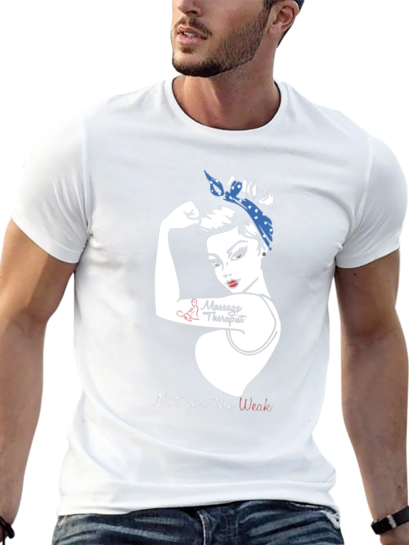 Massage Therapist Strong Woman T-Shirt