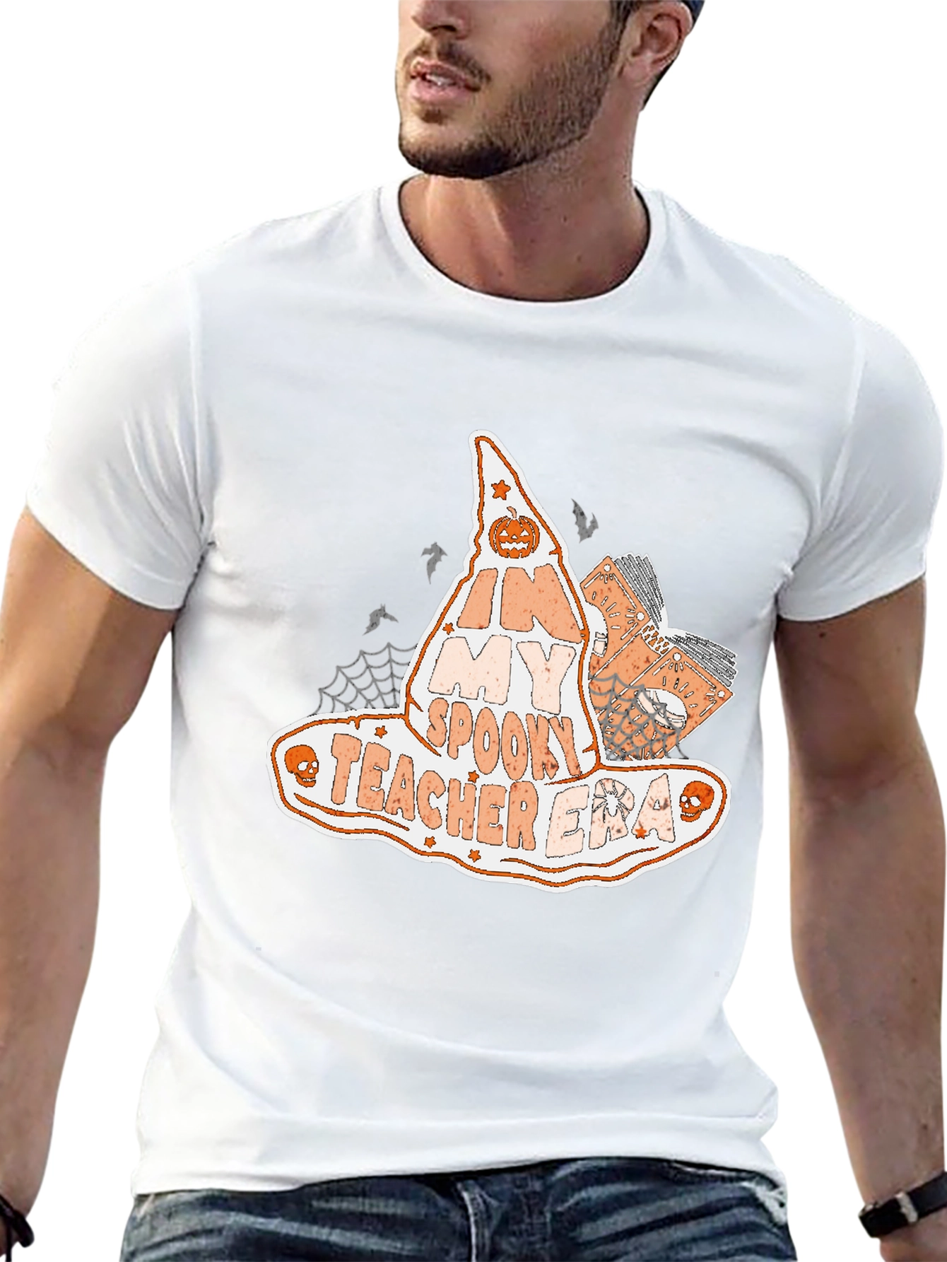 Spooky Teacher Era Halloween T-Shirt