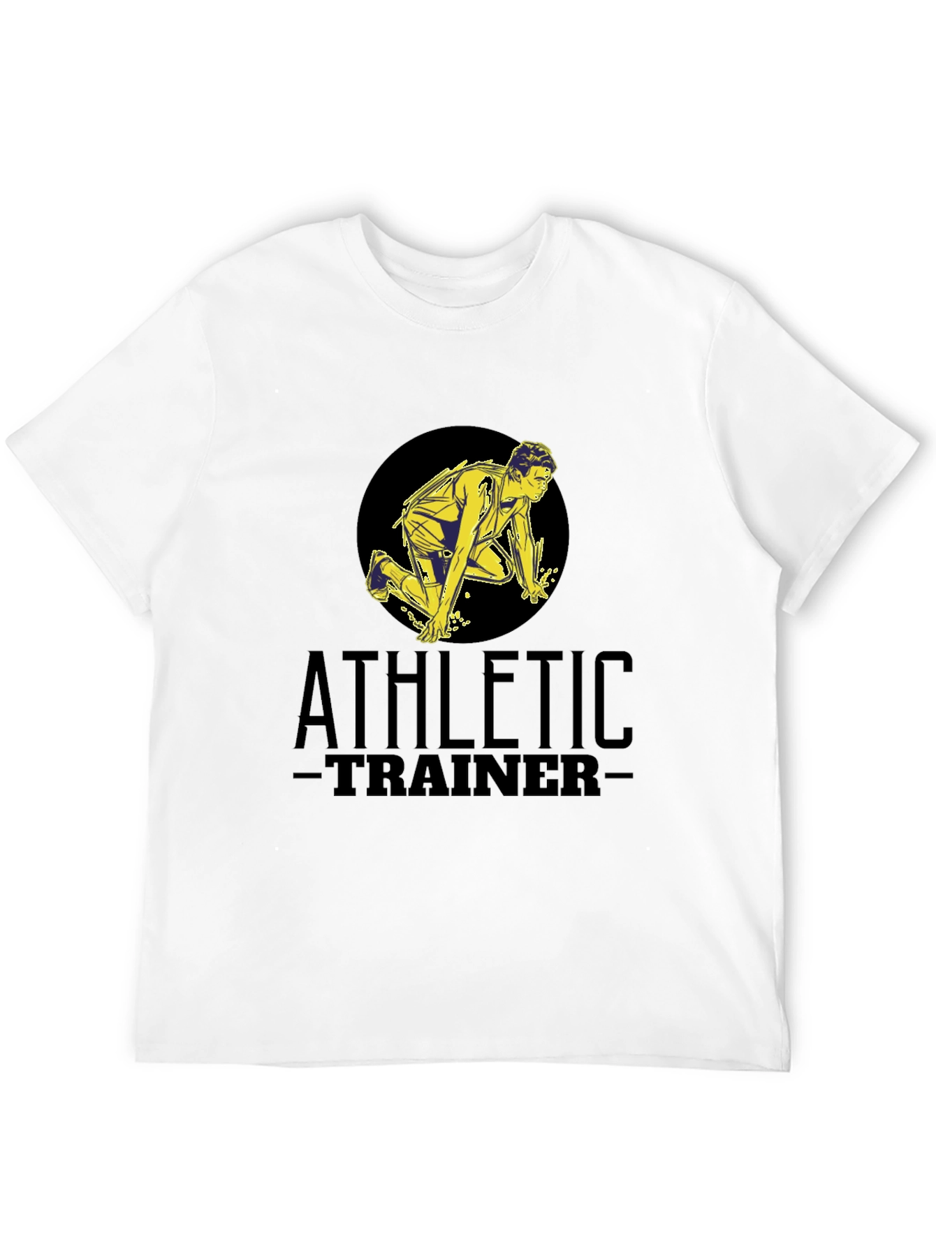 Athletic Trainer Graphic Tee - Black