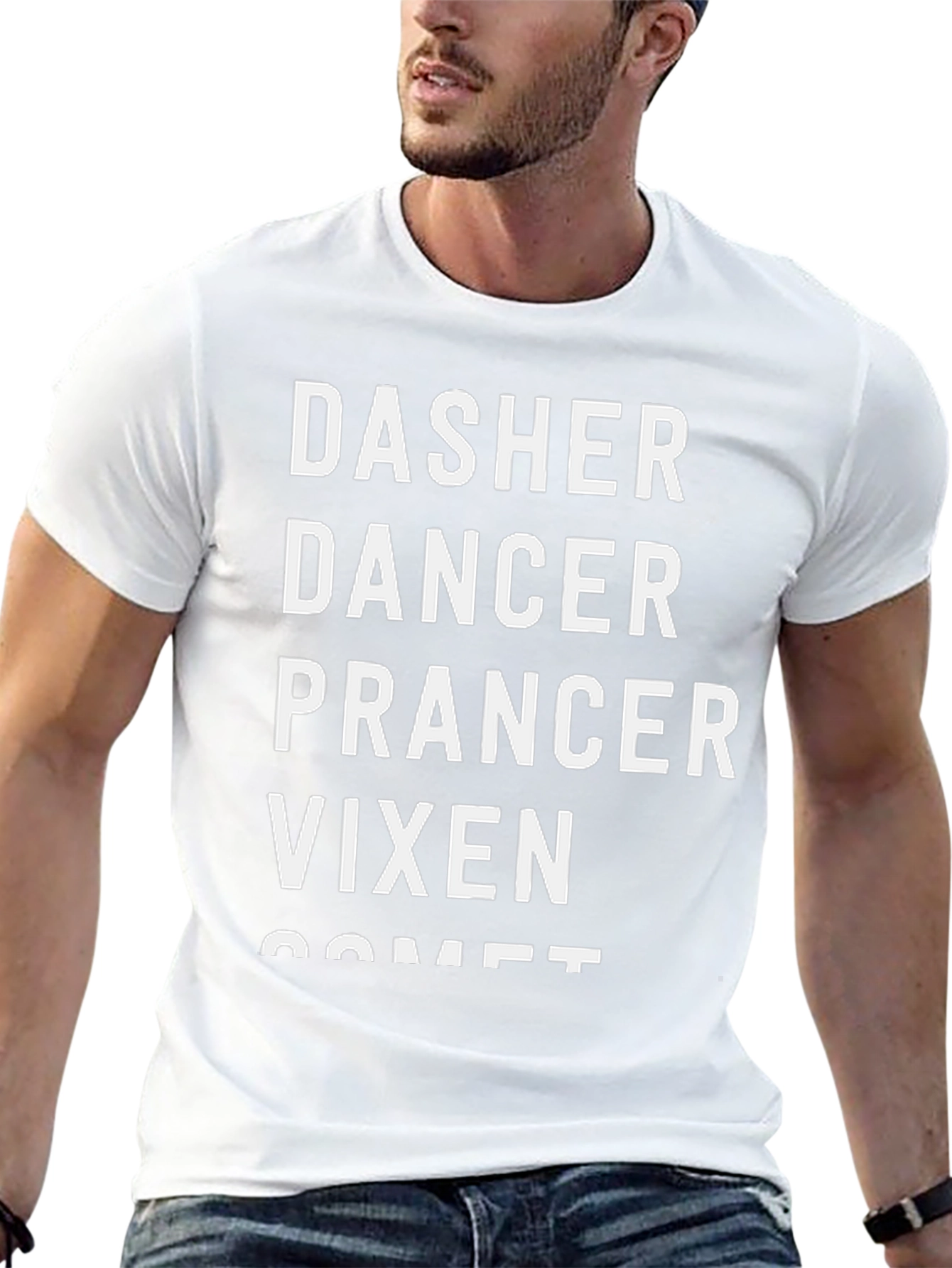 Dasher Dancer Prancer Vixen Graphic Tee