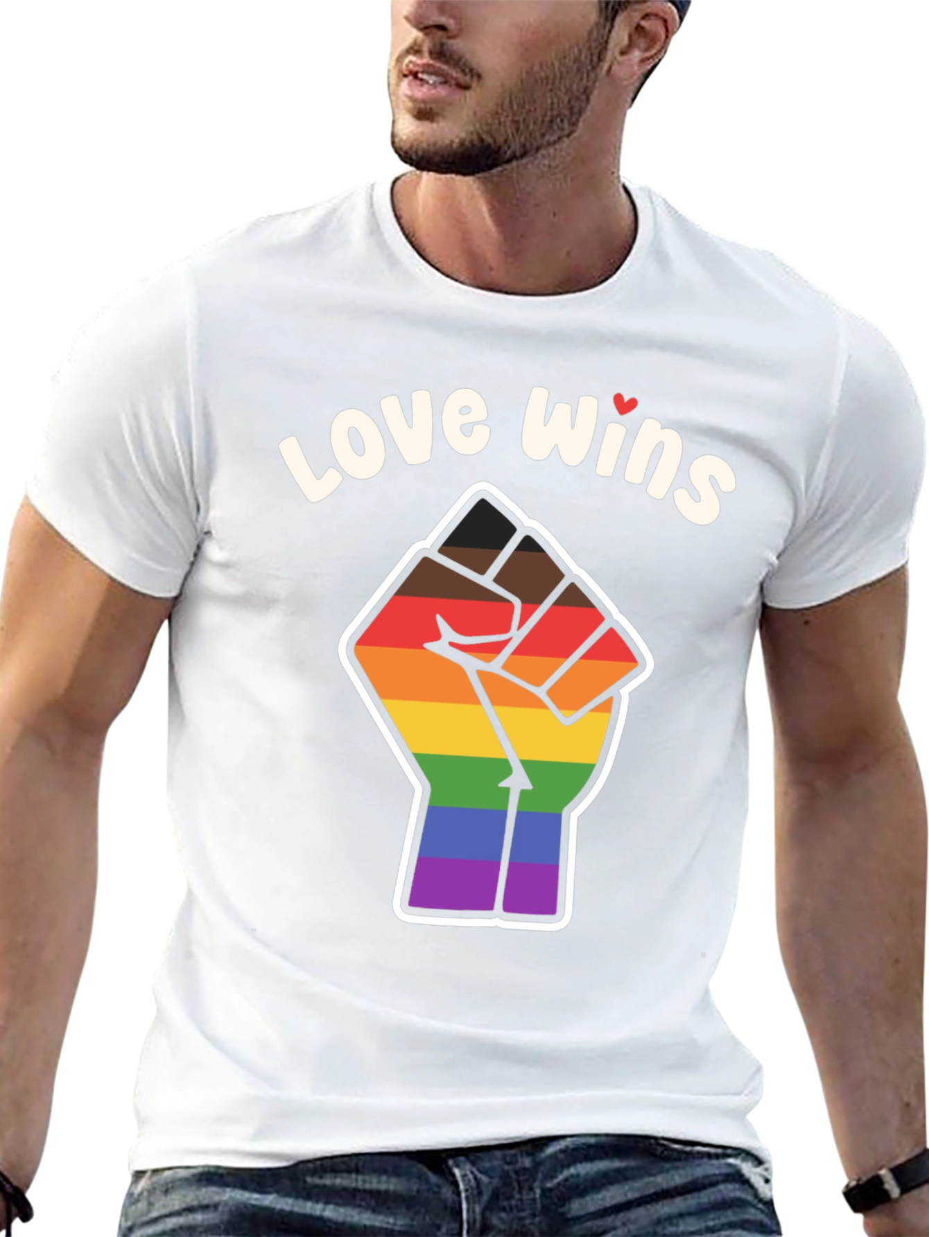 Love Wins Pride Fist T-Shirt