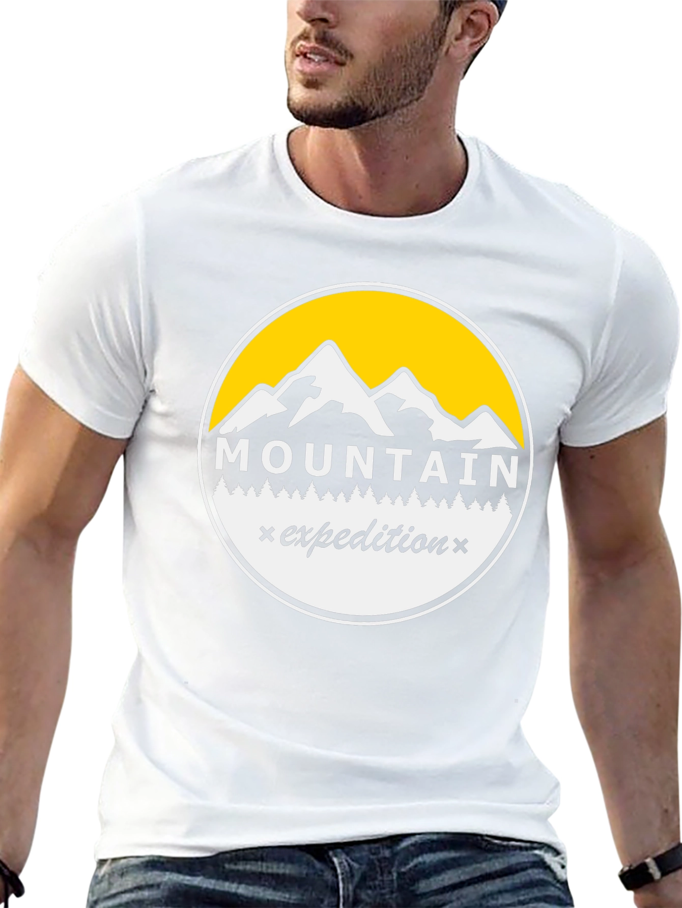 Mountain Expedition Graphic Tee - Black