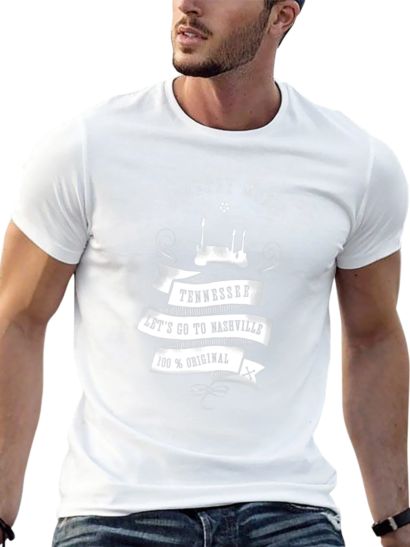 Nashville Tennessee Country Music Graphic Tee