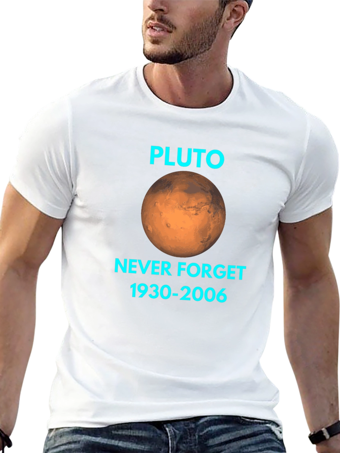 Pluto Never Forget Black Graphic T-Shirt