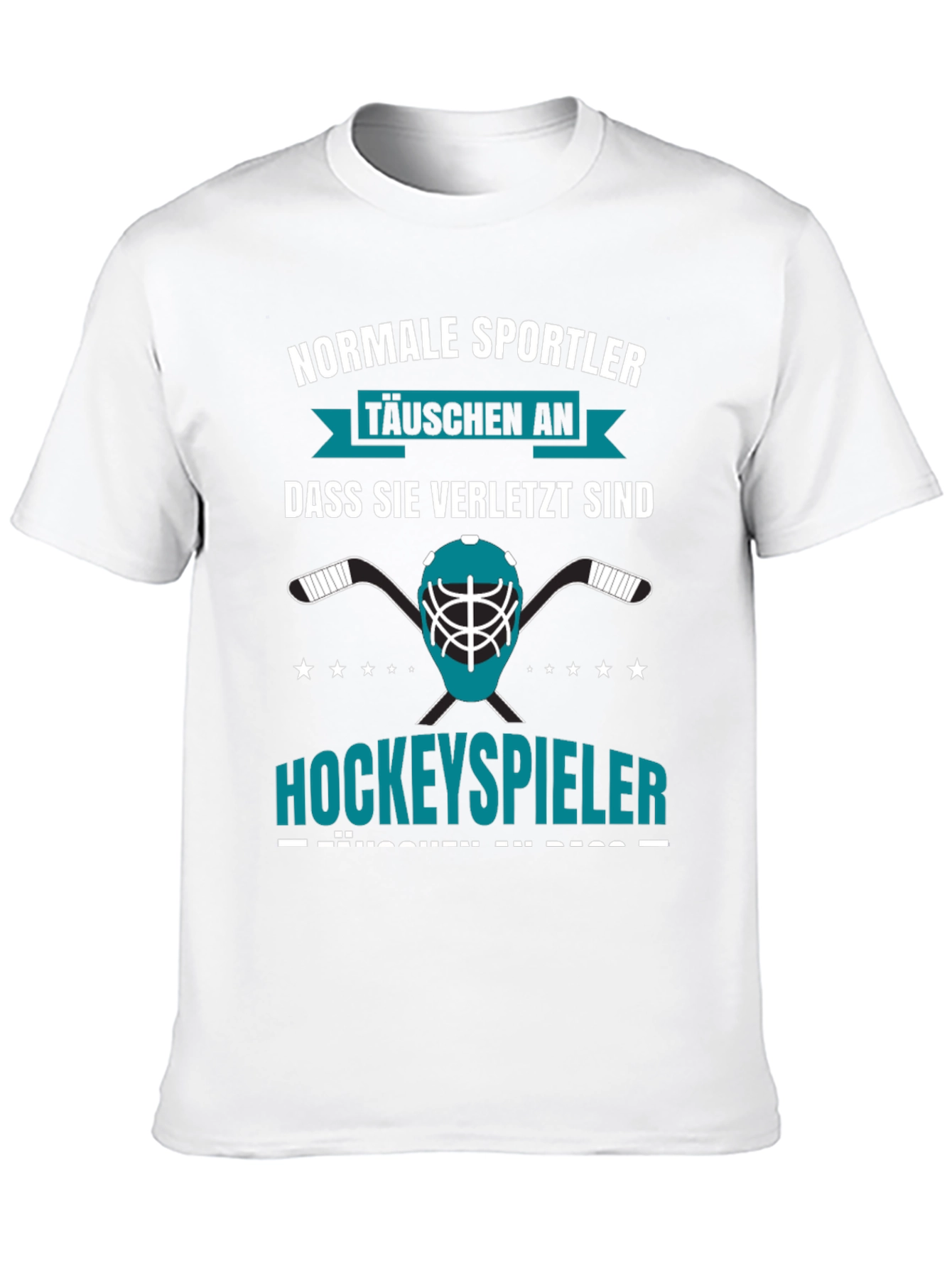 Funny Hockey Player T-Shirt - German Text