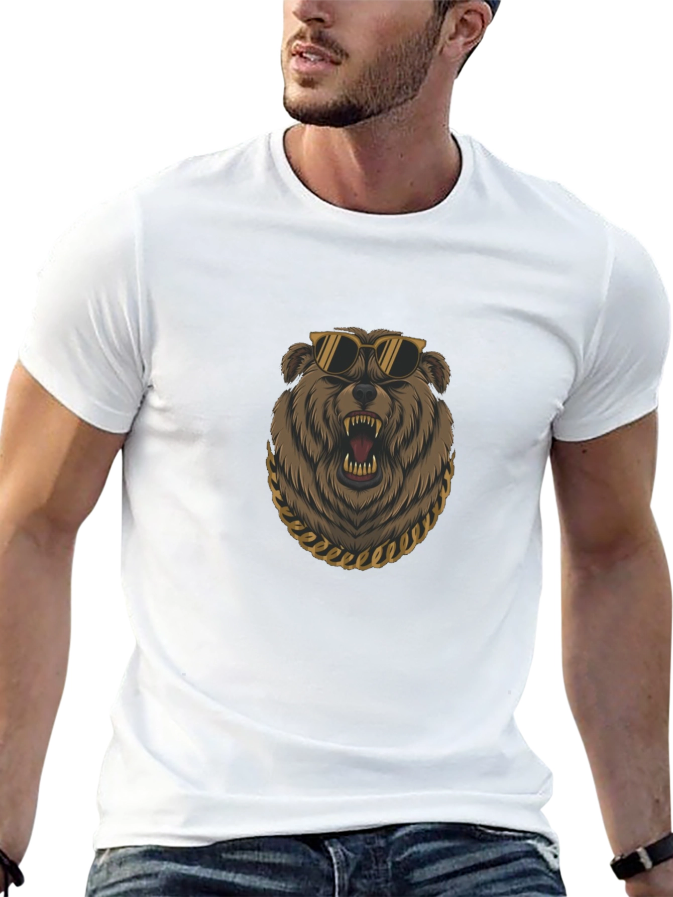 Bear with Shades Graphic Tee