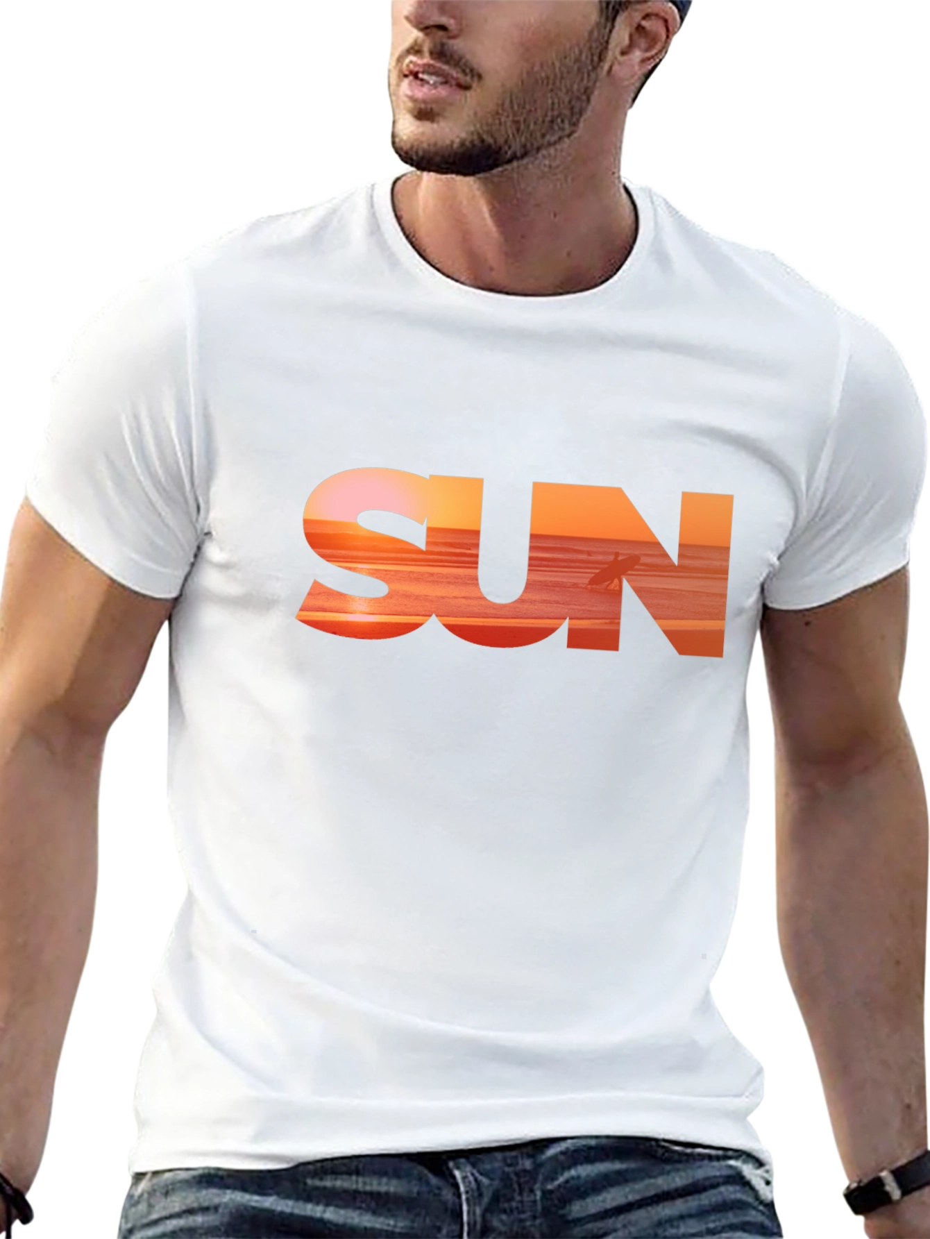 Sunset Graphic Tee - Beach Vibes