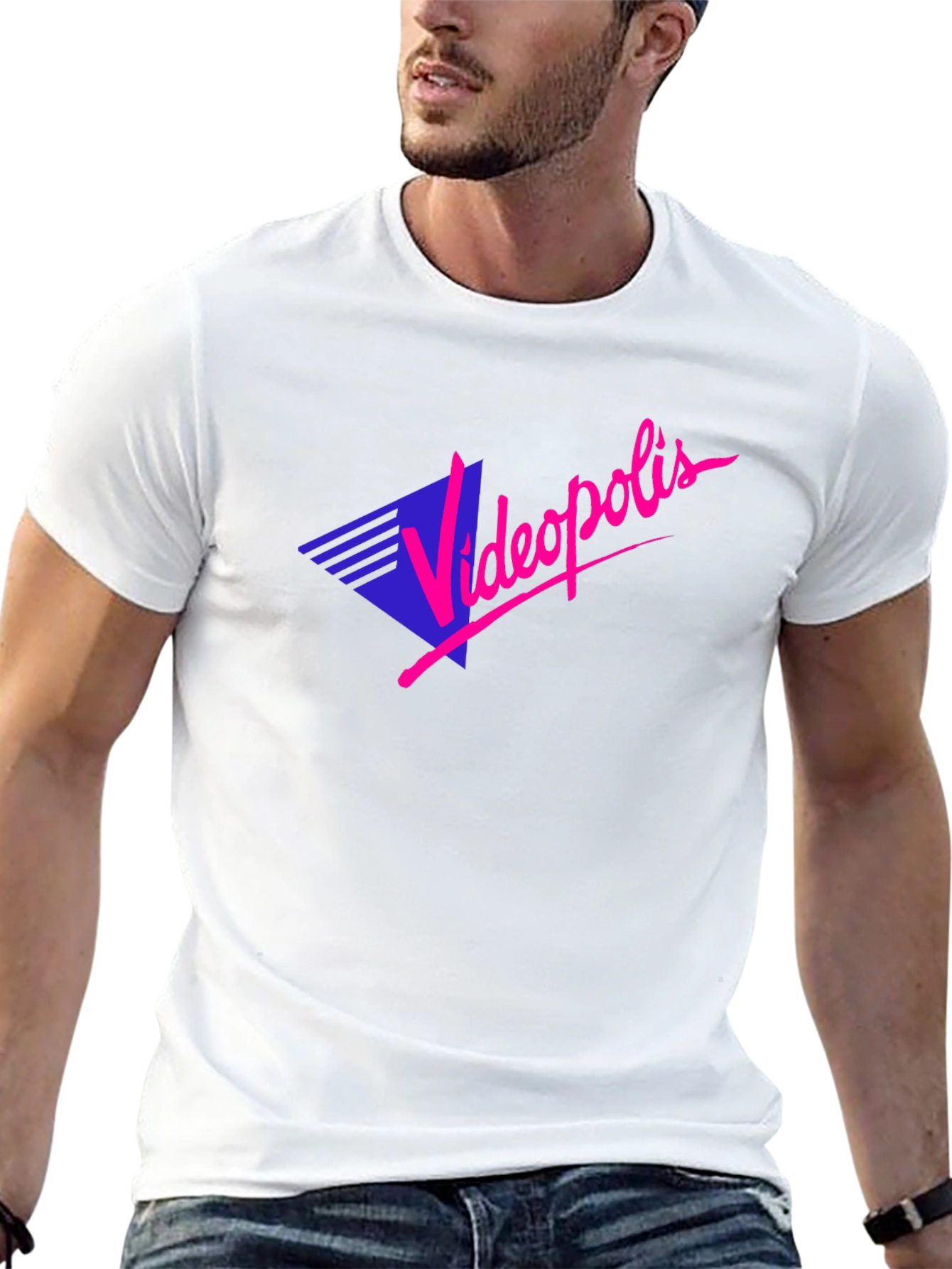 Videopolis Retro Graphic T-Shirt - Black
