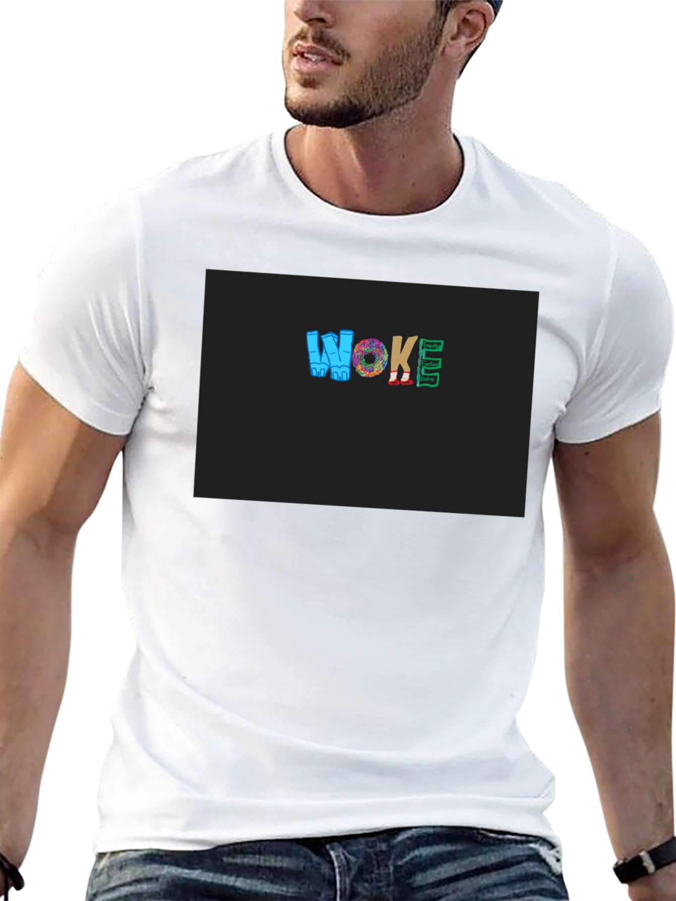 WOKE Graphic Black T-Shirt