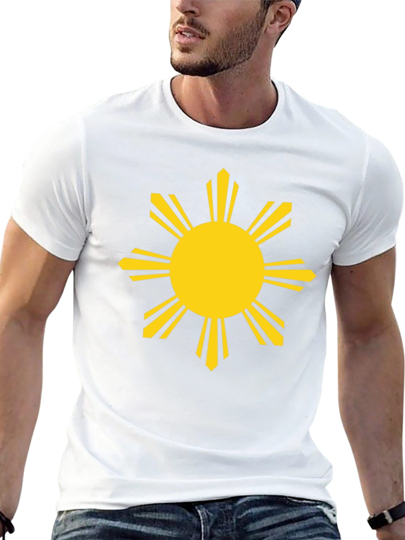Filipino Sun Graphic Tee - Black