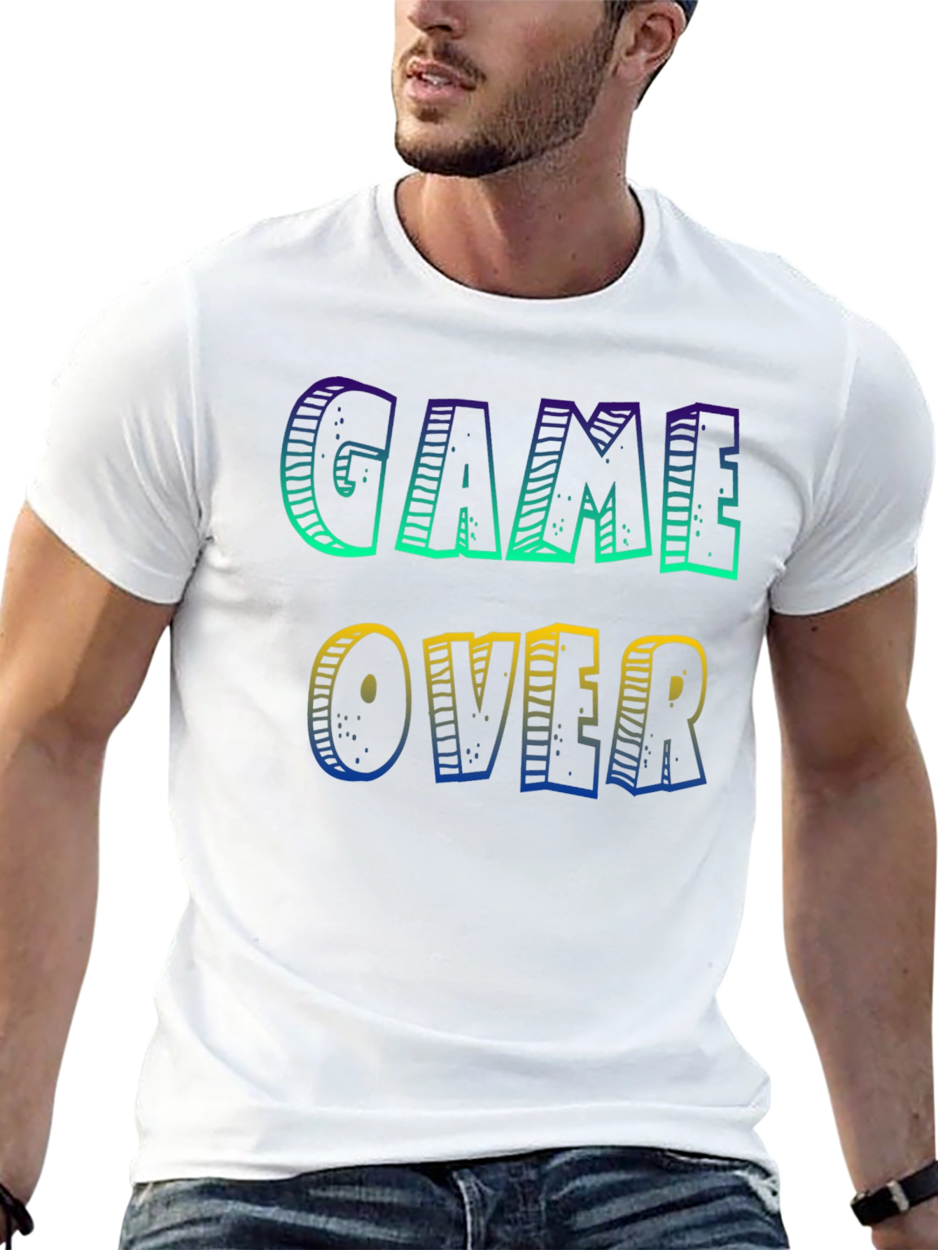 Game Over Graphic Tee - Gamer Style T-Shirt