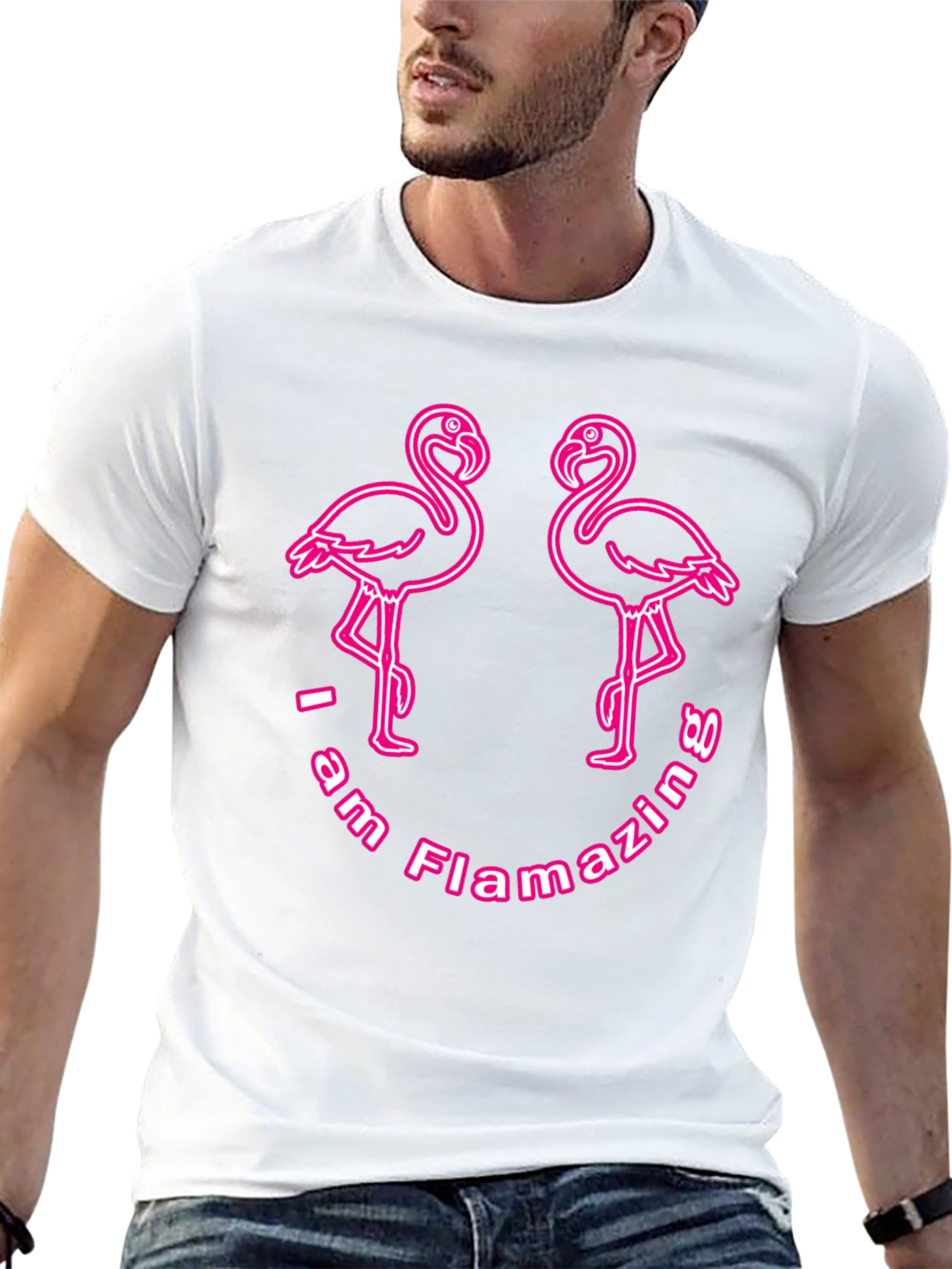 Flamazing Flamingo T-Shirt - Black