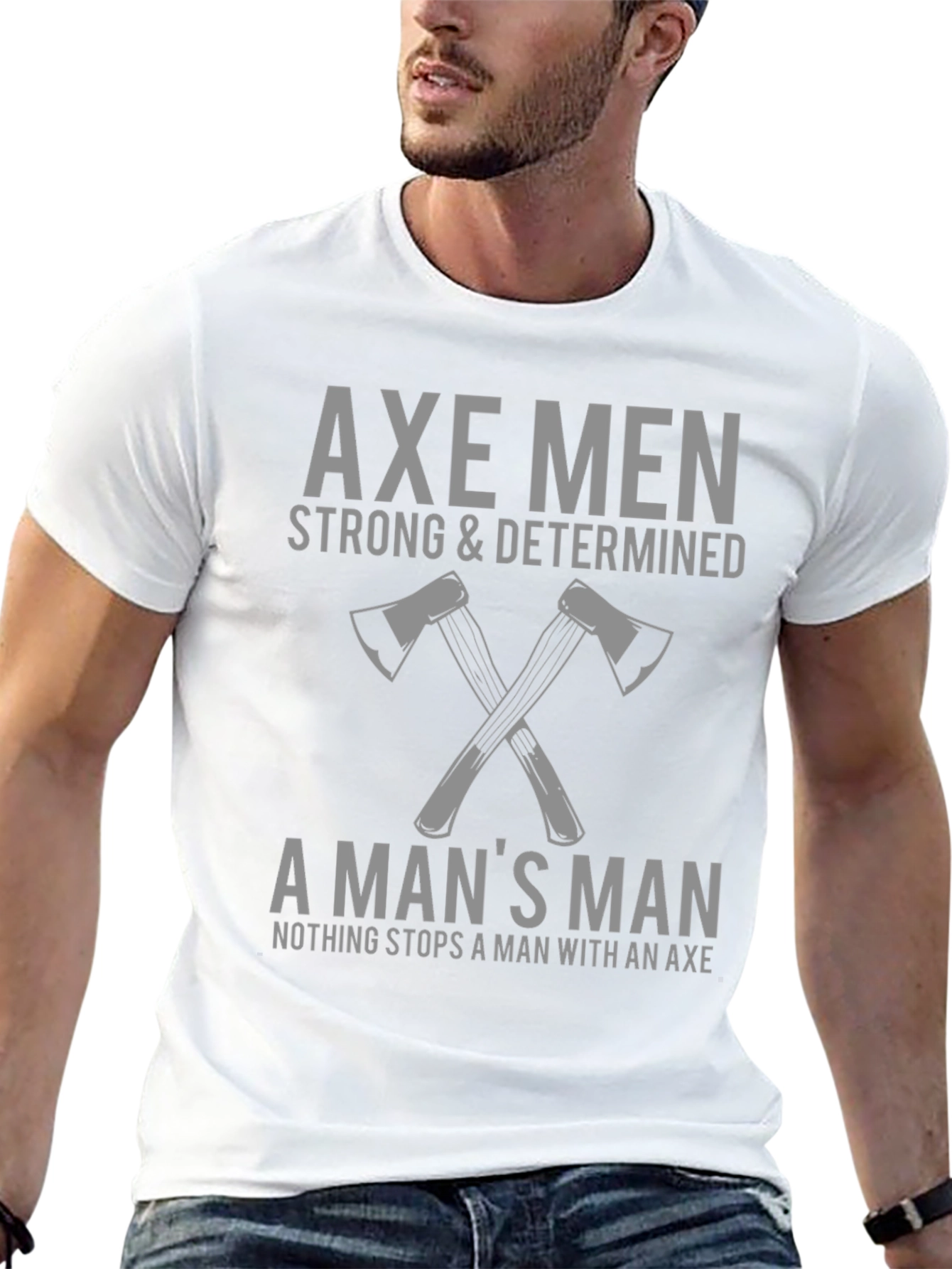 Axe Men Strong & Determined Graphic T-Shirt