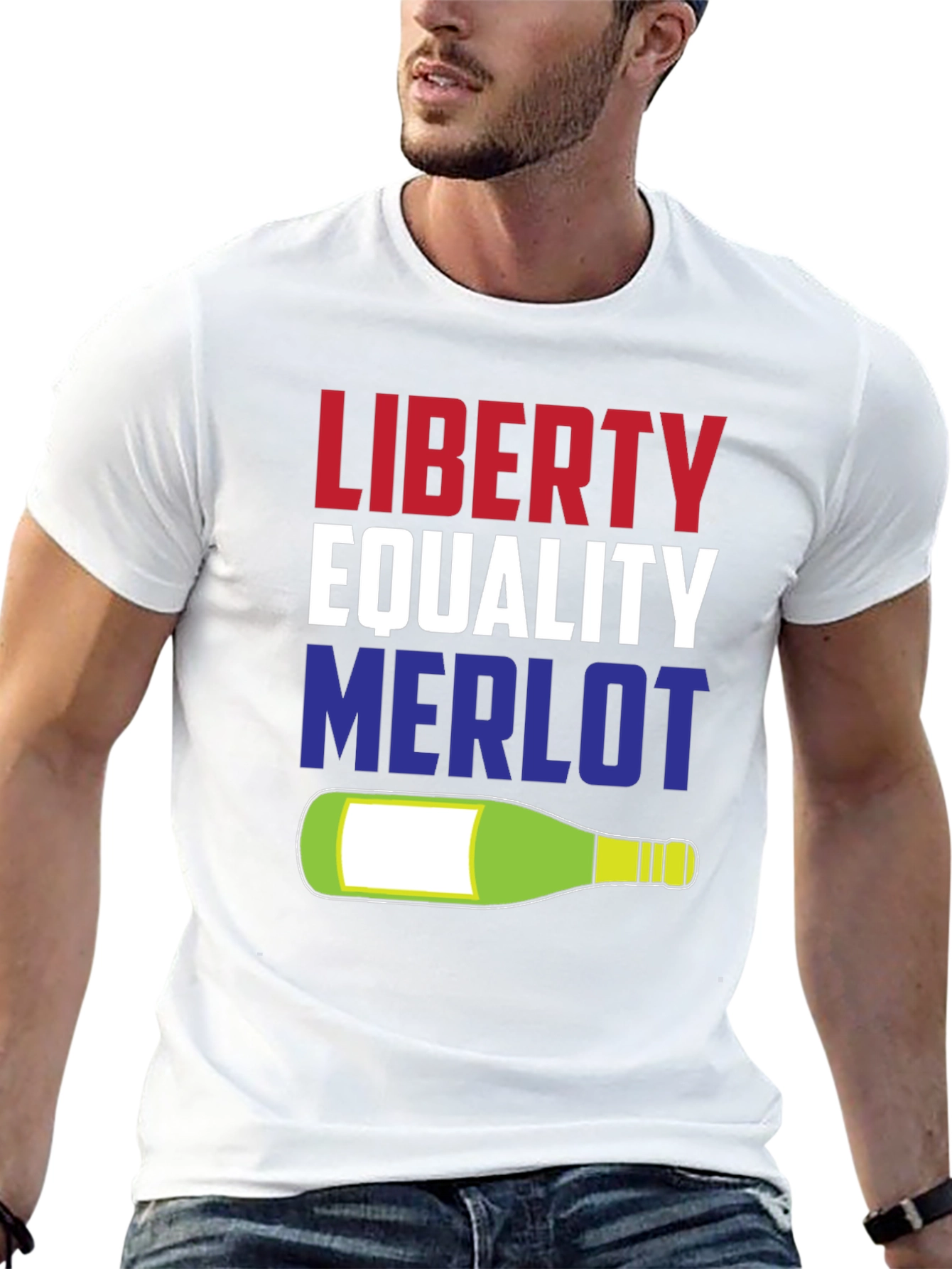 Liberty Equality Merlot Graphic Tee
