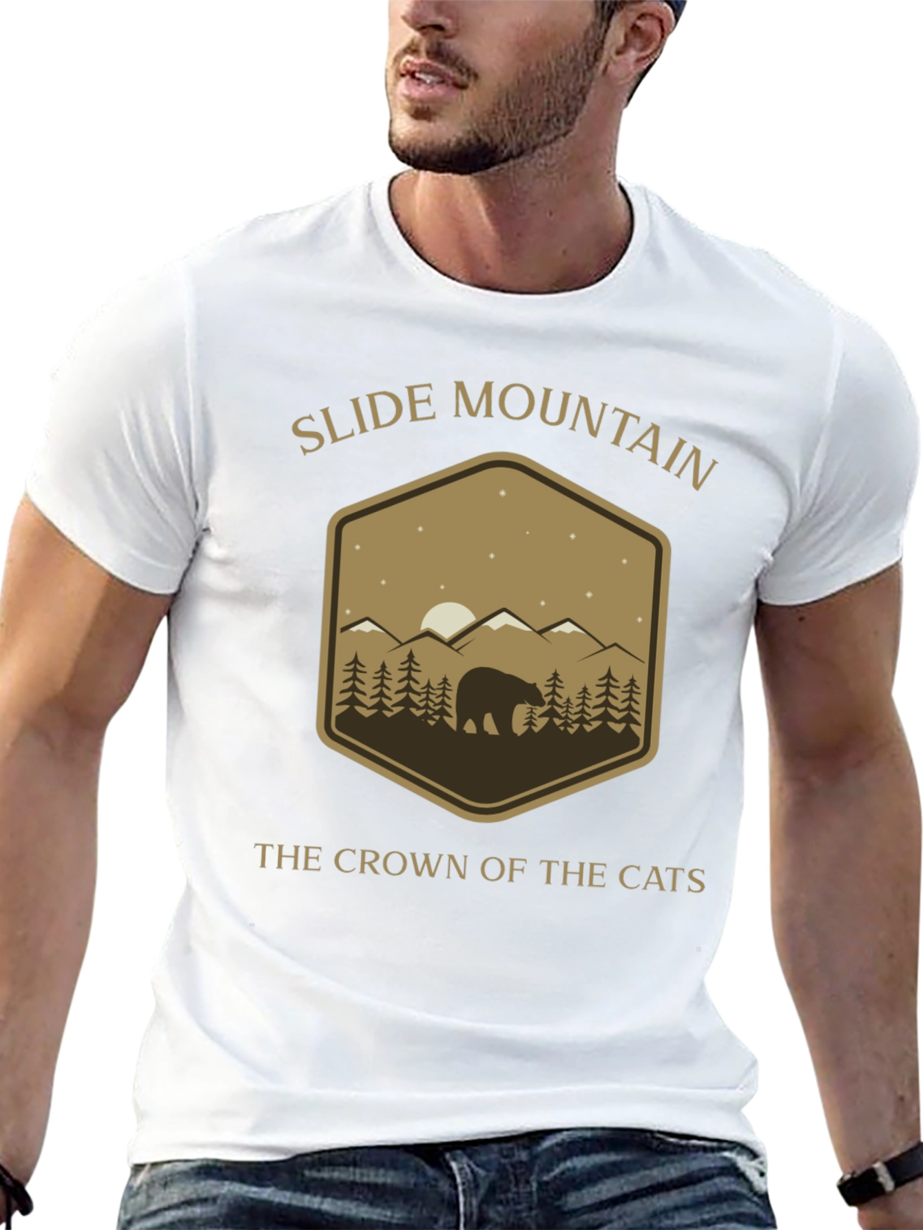 Slide Mountain Graphic Tee - Catskill Bear