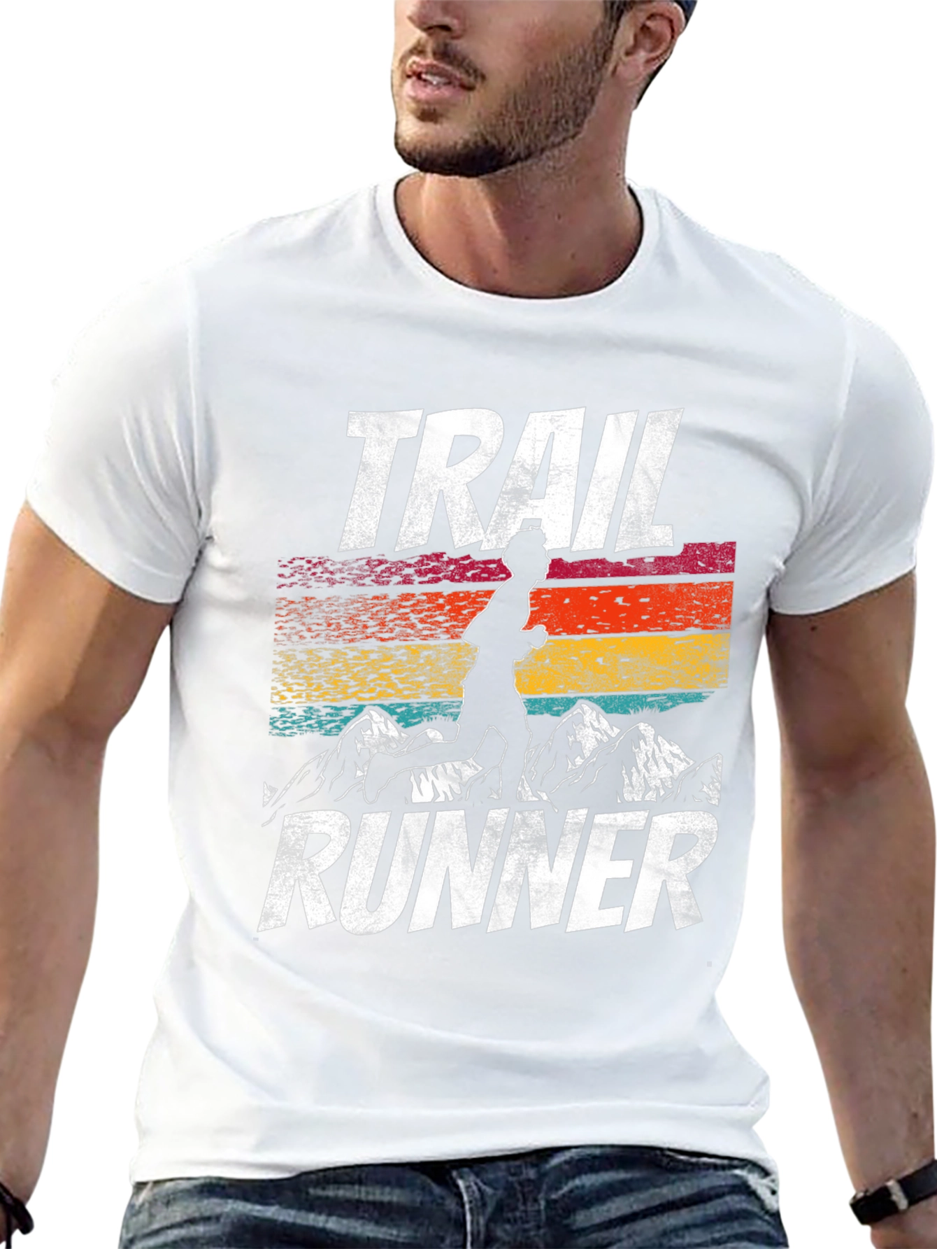 Trail Runner Graphic Tee - Retro Style