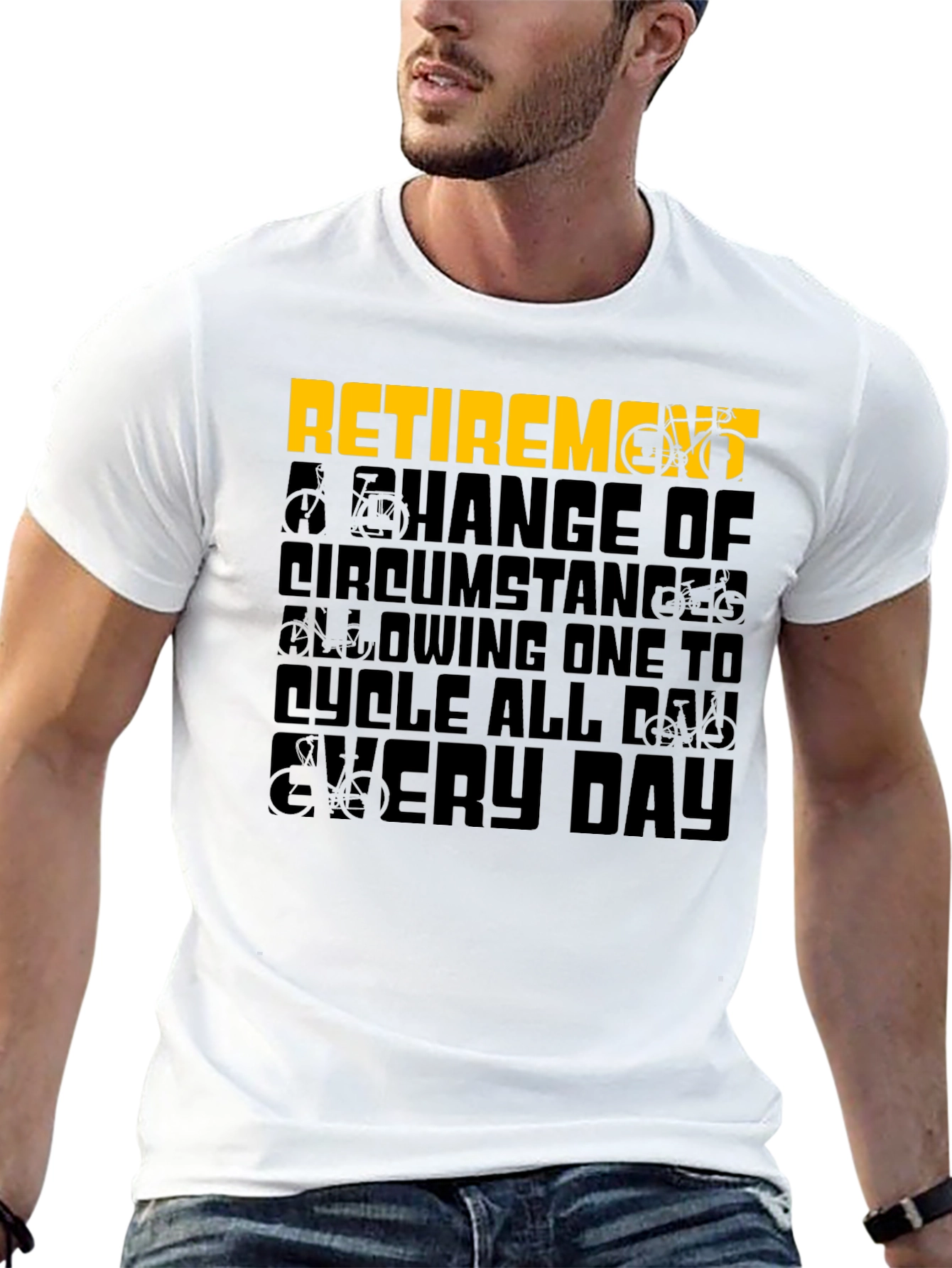 Retirement Cycling T-Shirt - Cycle All Day Every Day