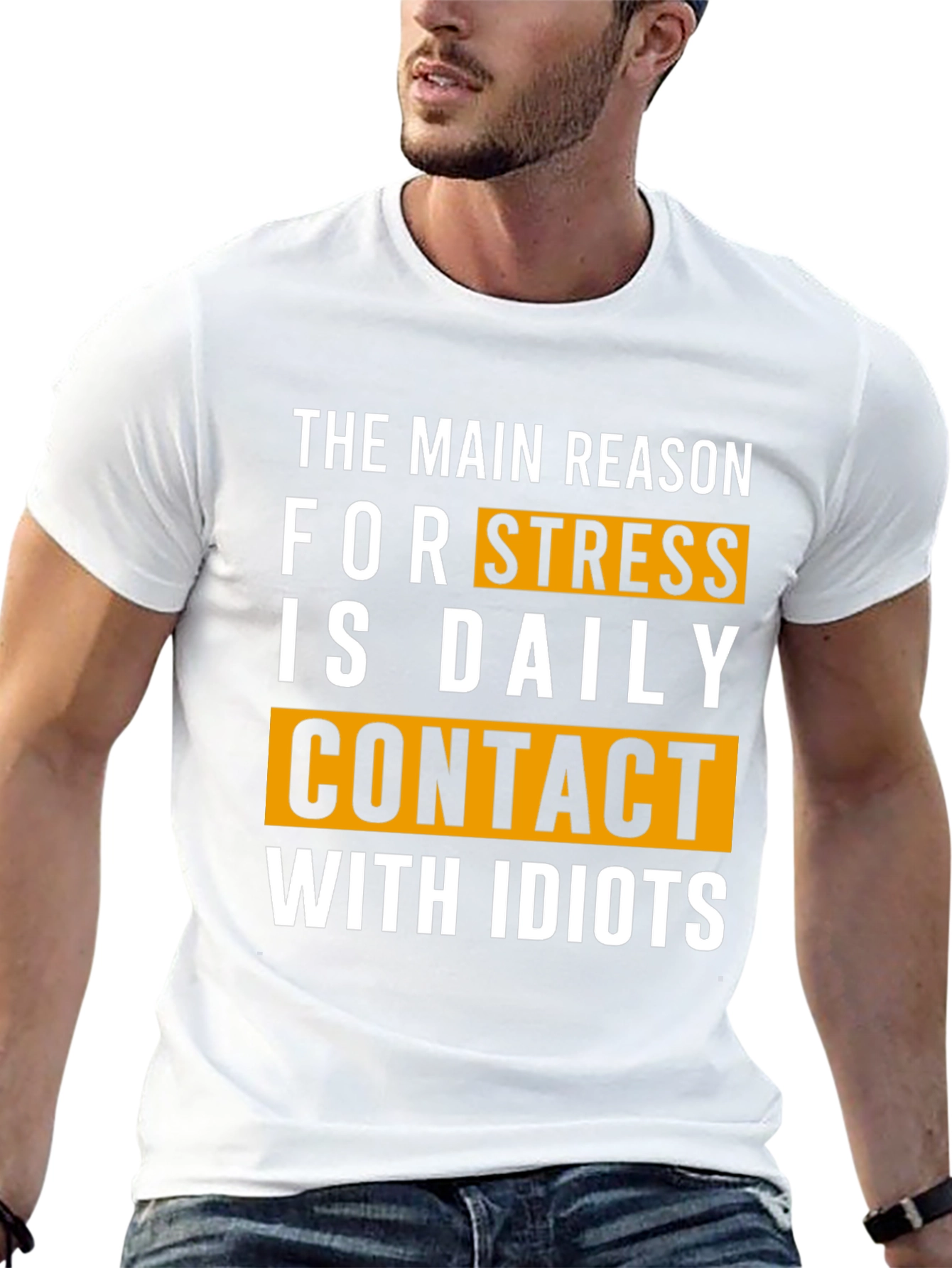 Stress Idiots T-Shirt: Humorous Daily Life Wear