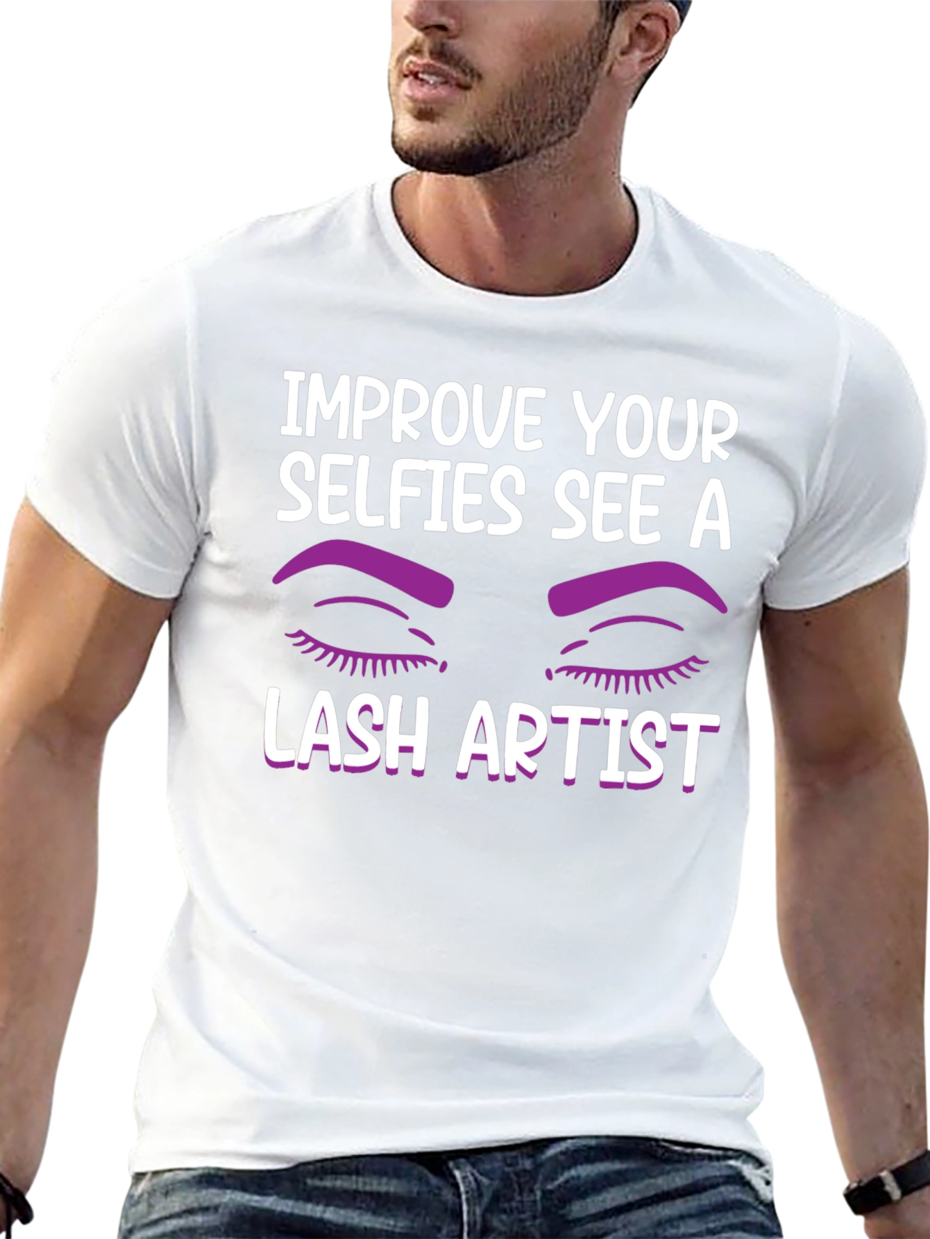 Improve Your Selfies Lash Artist T-Shirt