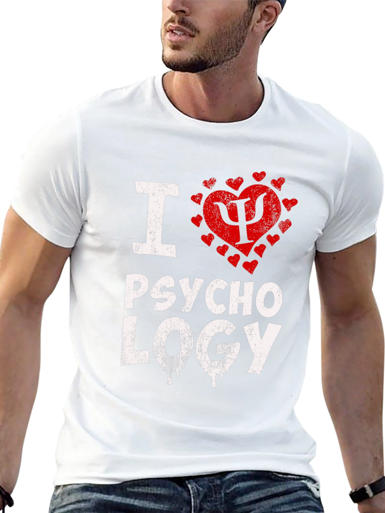 I Heart Psychology T-Shirt - Stylish & Unique Design