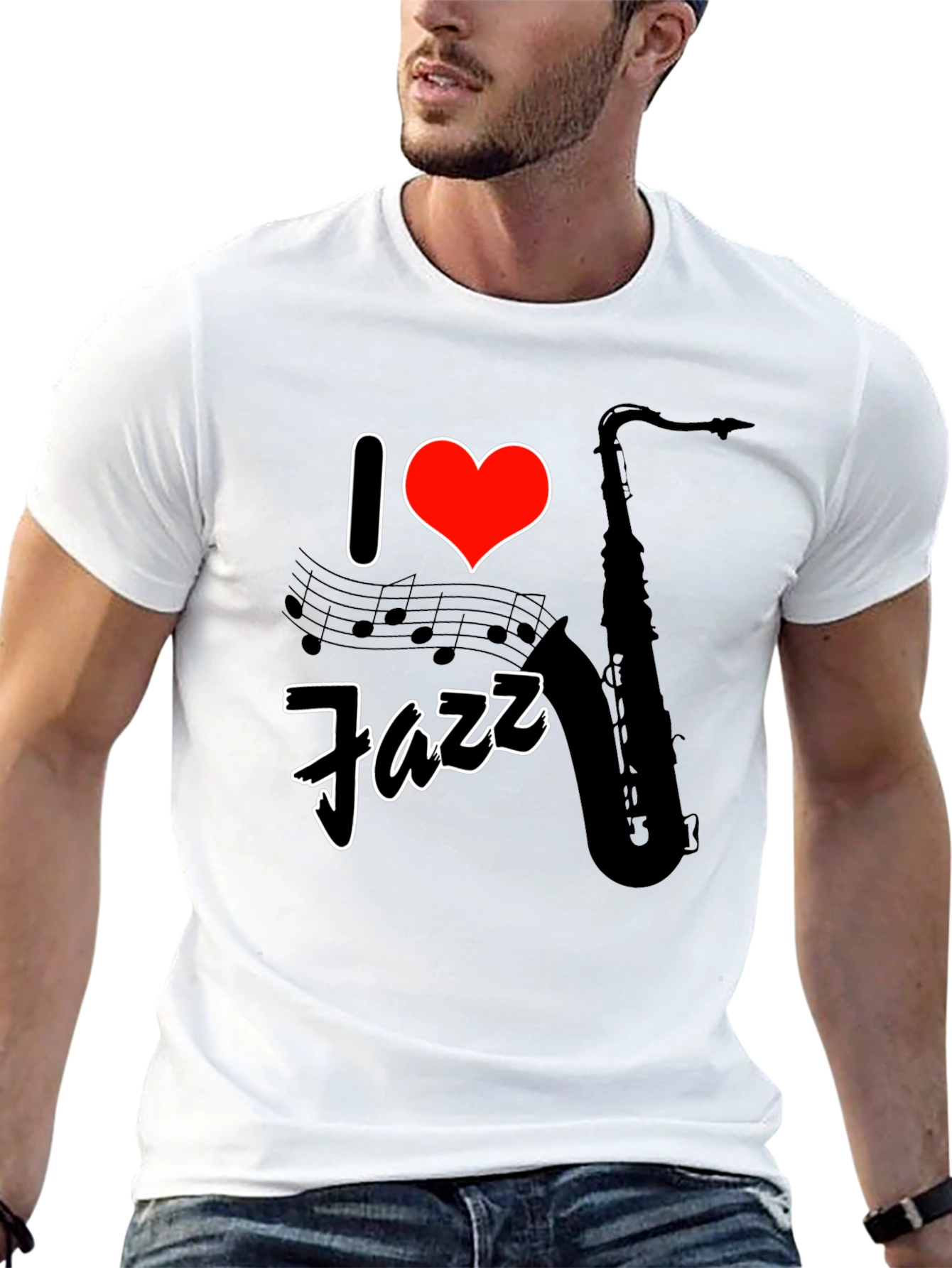 I Love Jazz T-Shirt - Music Lovers Tee
