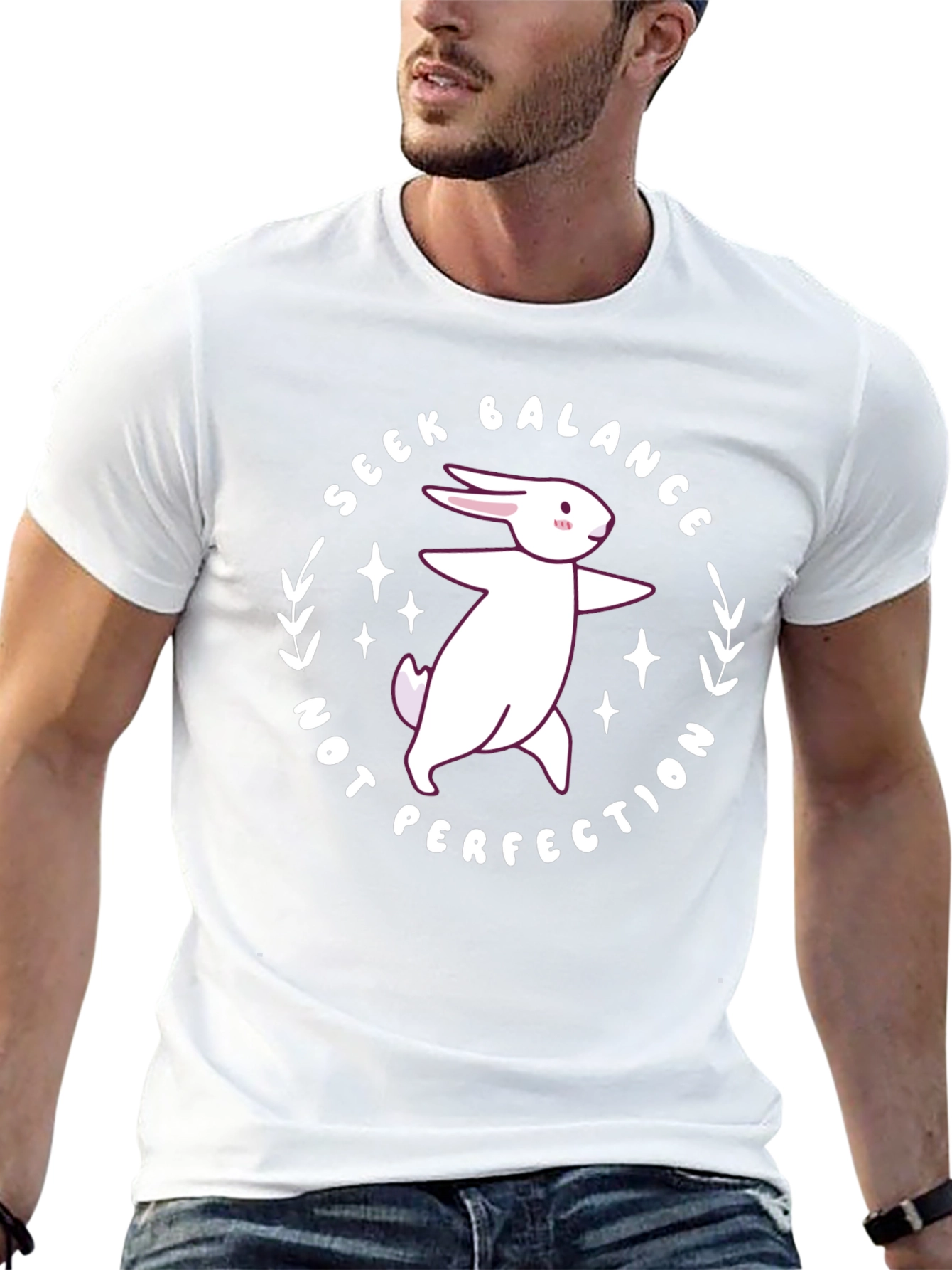 Seek Balance Rabbit Graphic Tee