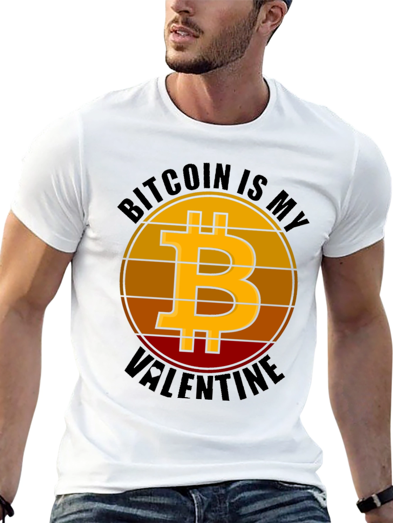 Bitcoin Valentines Day T-Shirt - Cryptocurrency Lover Gift