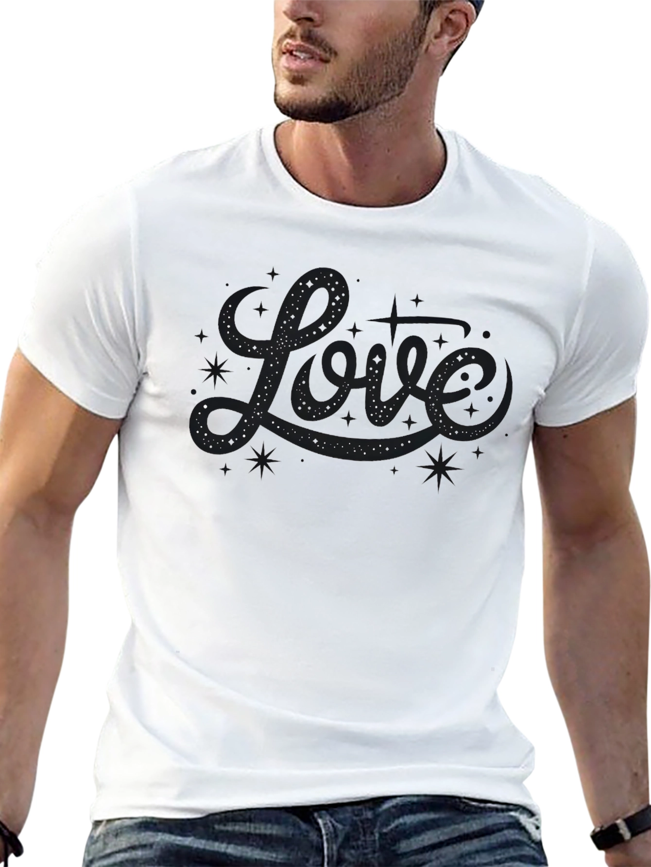 Love Sparkle Tee - Black