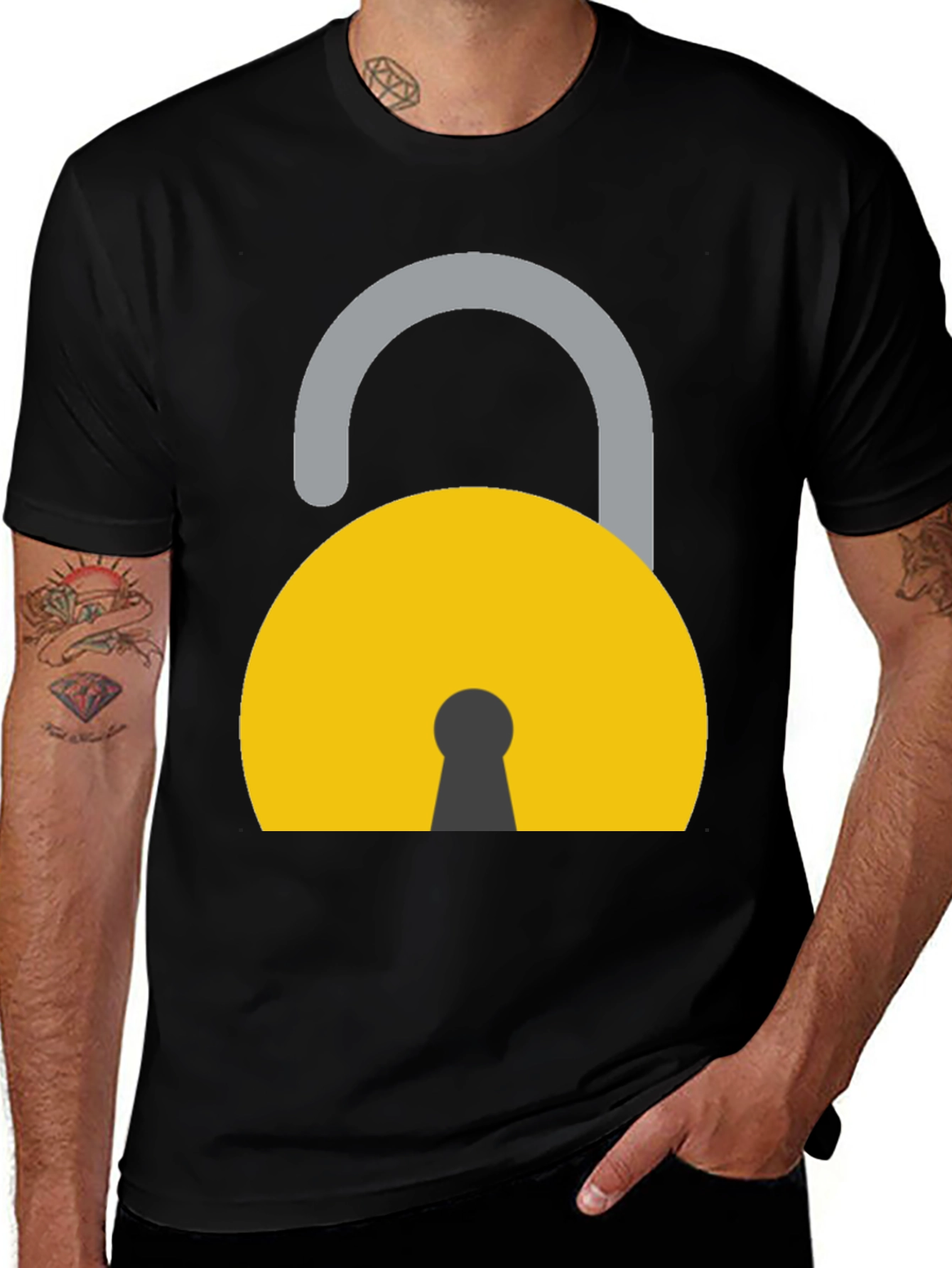 Unlock Your Style: Open Lock Graphic Tee