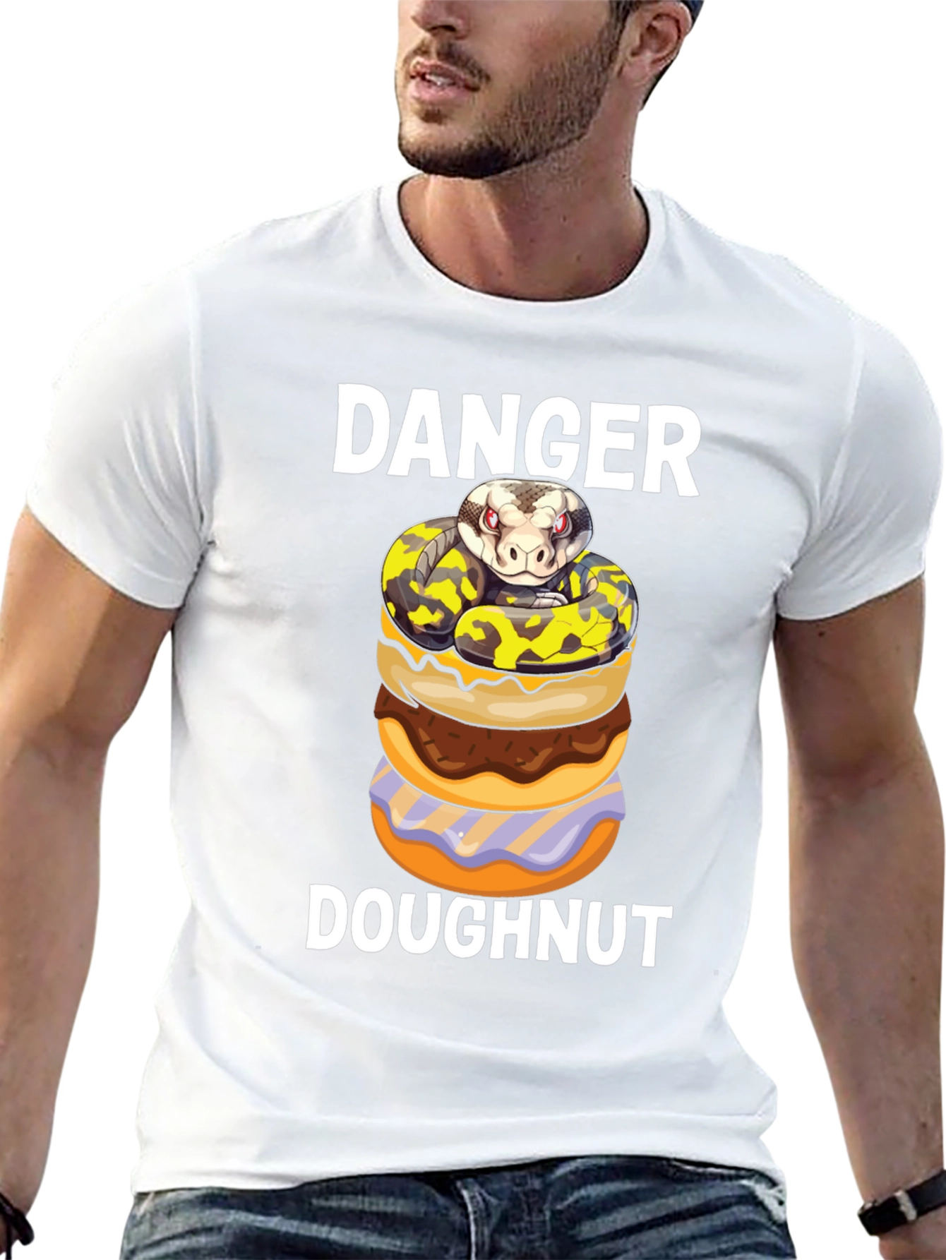Danger Doughnut T-Shirt - Snake & Treats!