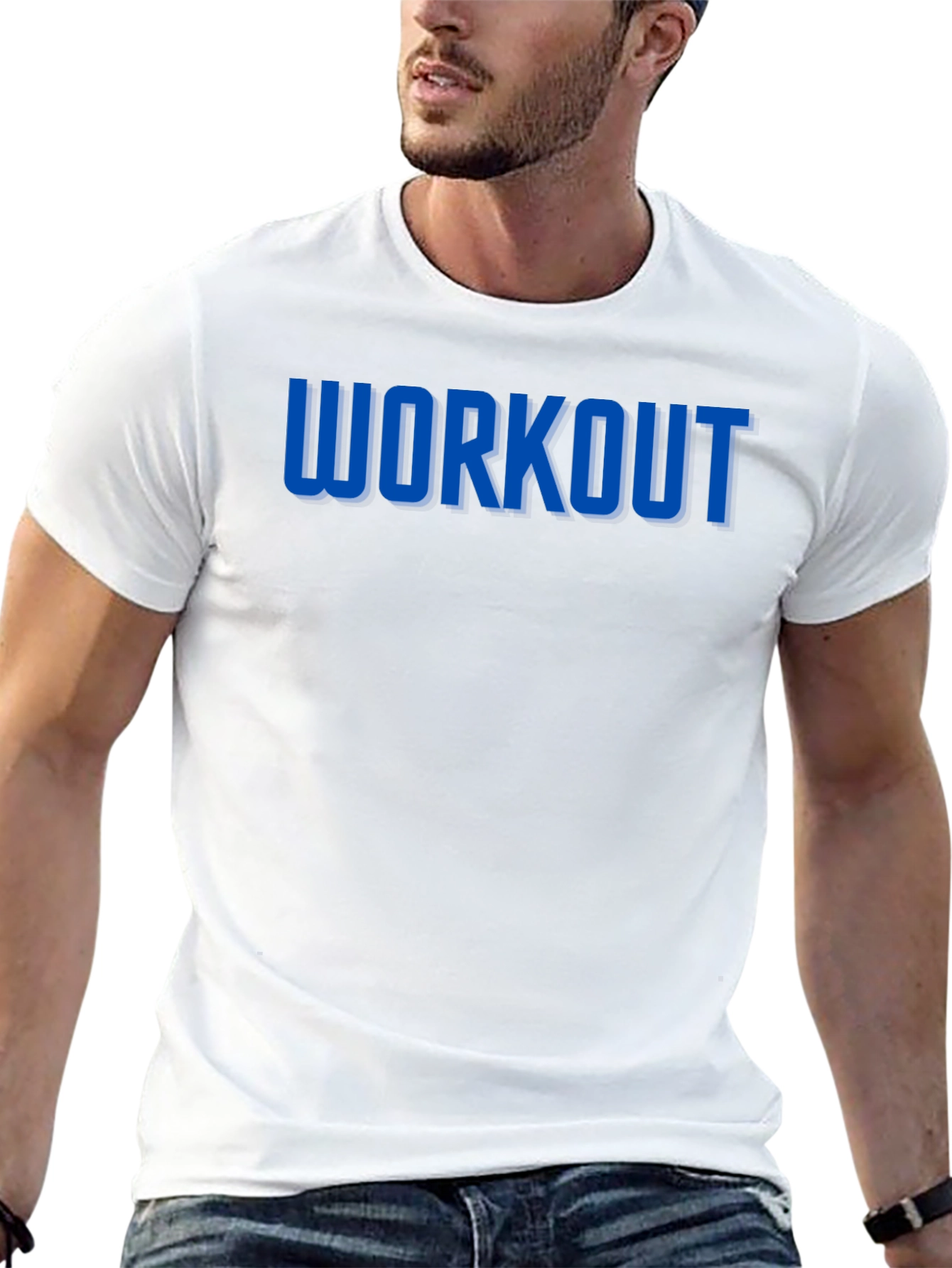 Mens Black Workout Tee