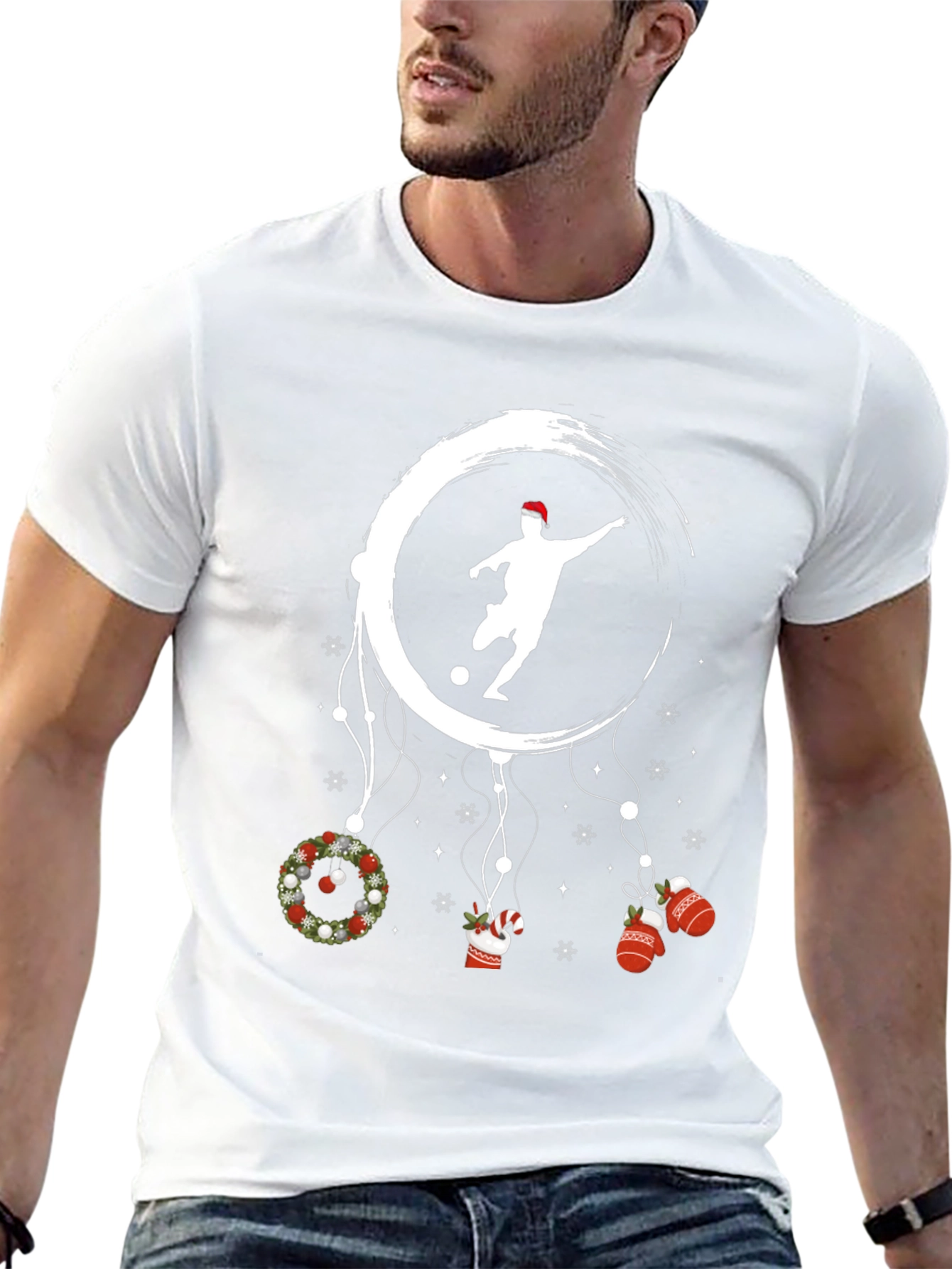 Festive Soccer Dreamcatcher T-Shirt